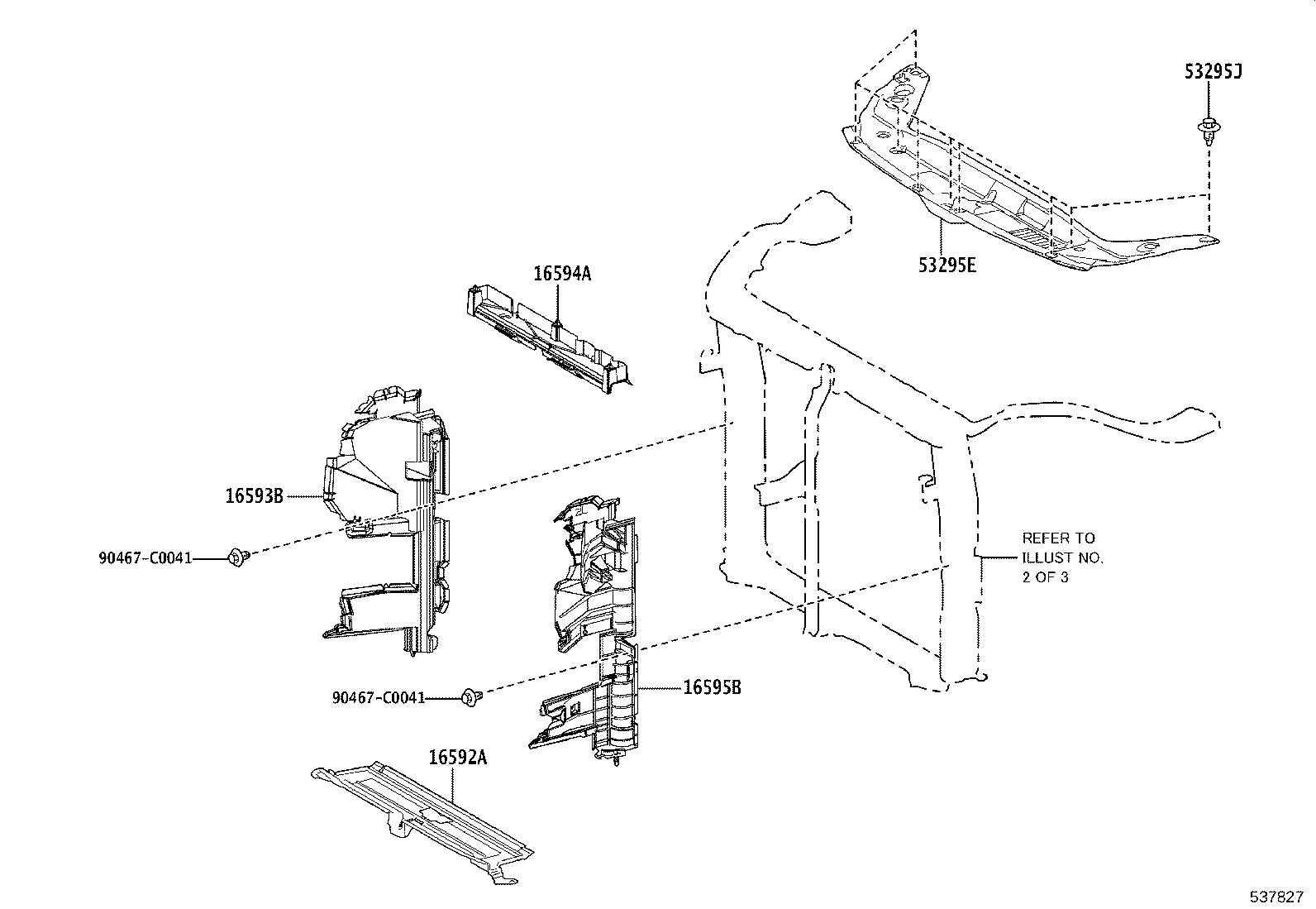 53702-0E170 APRON SUB-ASSY, FRONT FENDER, LH product image