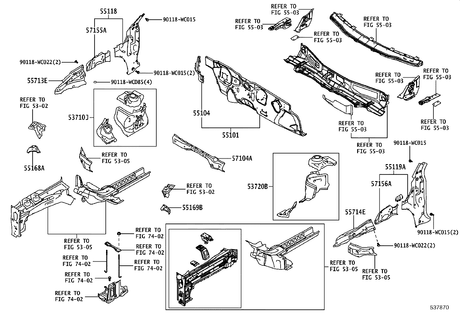 16681-WC002 PLATE, RADIATOR SIDE AIR GUIDE, FRONT RH product image