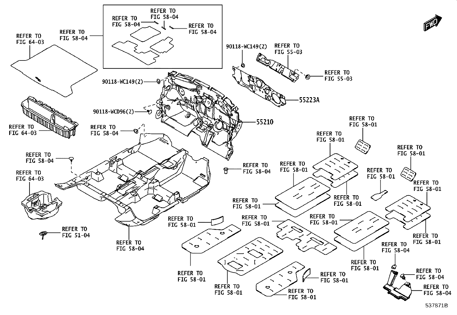 16681-WC002 PLATE, RADIATOR SIDE AIR GUIDE, FRONT RH product image