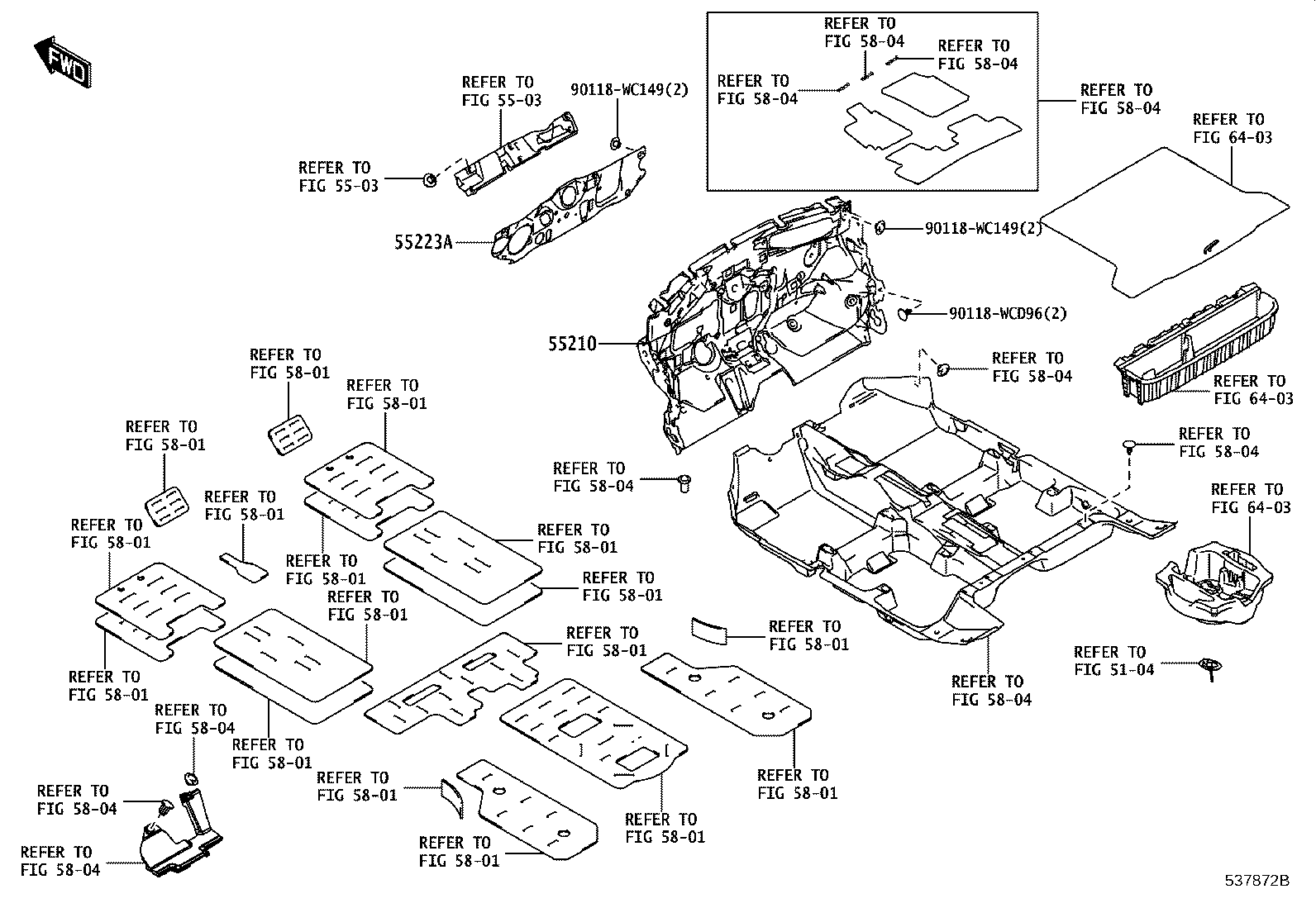 16681-WC002 PLATE, RADIATOR SIDE AIR GUIDE, FRONT RH product image