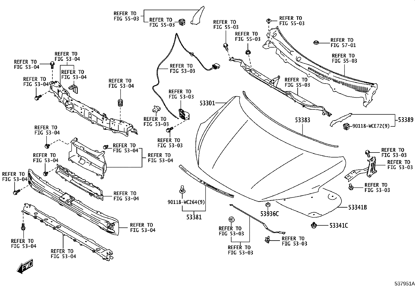 53876-WC005 LINER, FRONT FENDER, LH product image