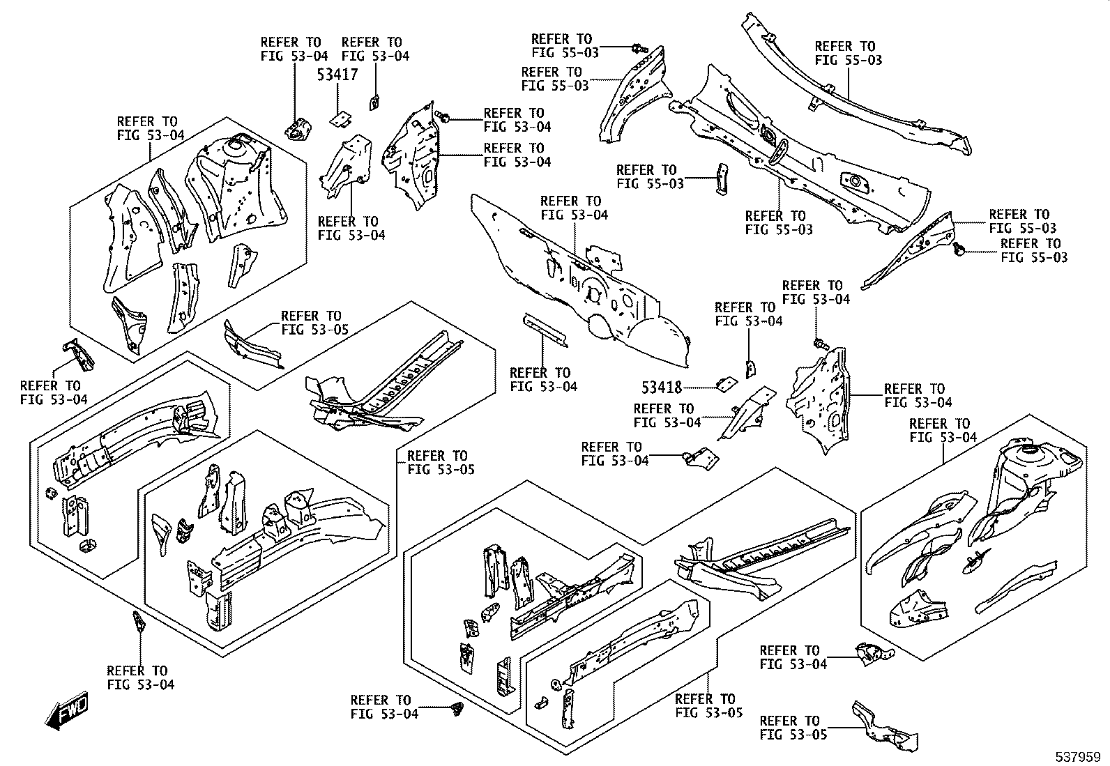53510-WC010 LOCK ASSY, HOOD product image