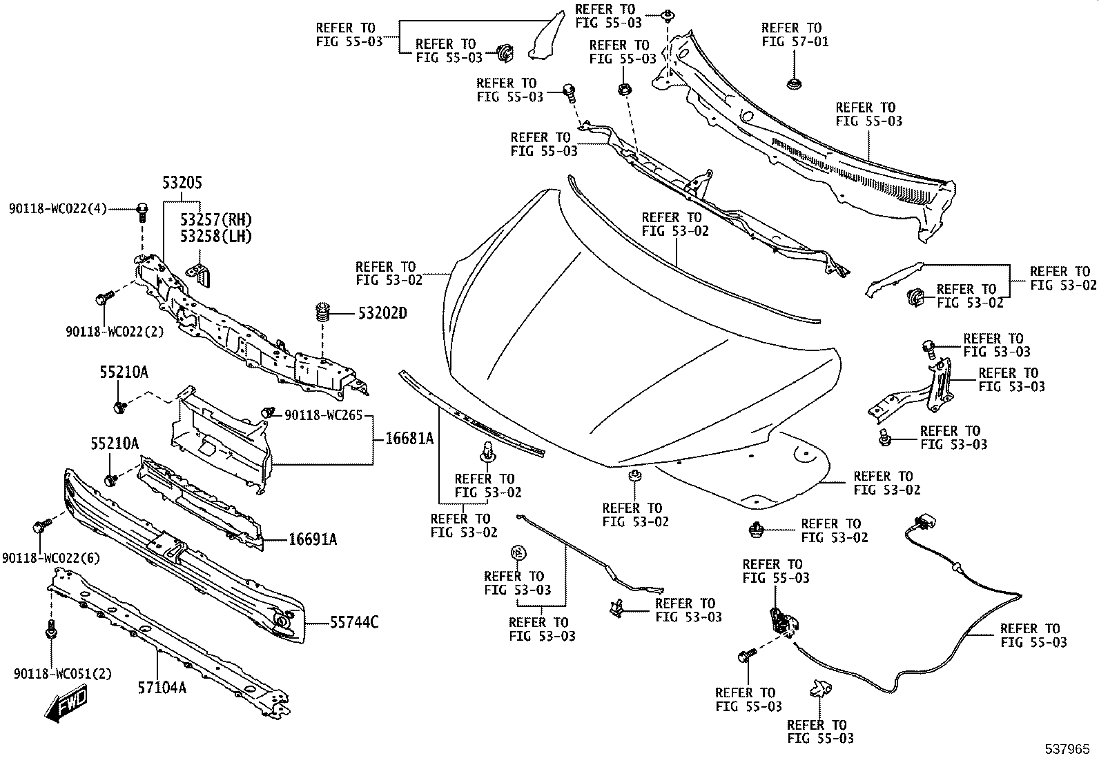 53710-WC005 APRON ASSY, FRONT FENDER, RH product image