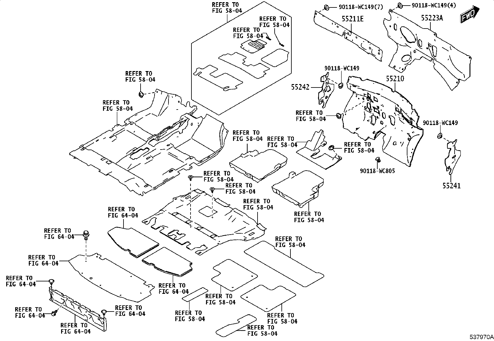 53710-WC005 APRON ASSY, FRONT FENDER, RH product image