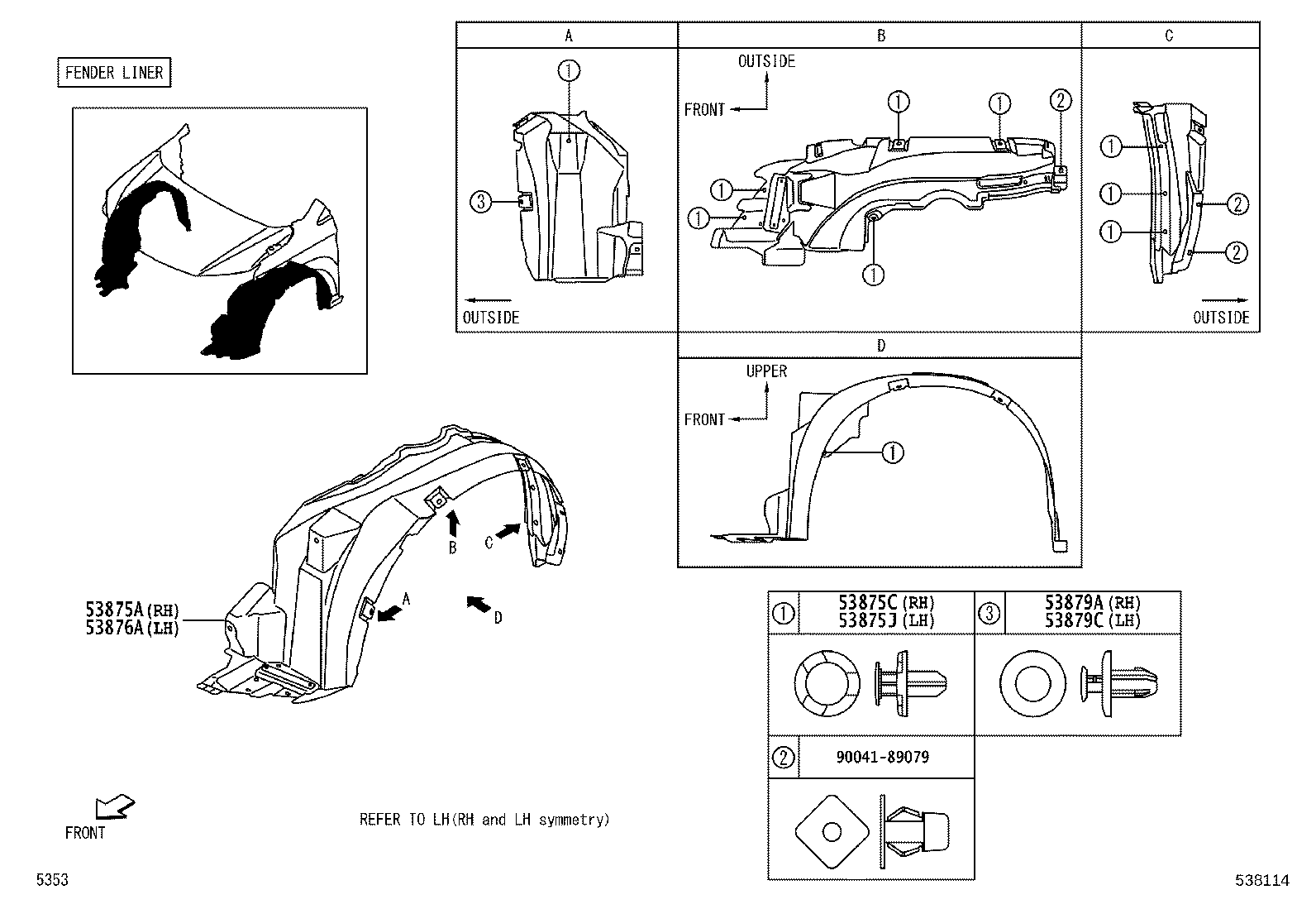 53301-BZ460 HOOD SUB-ASSY product image