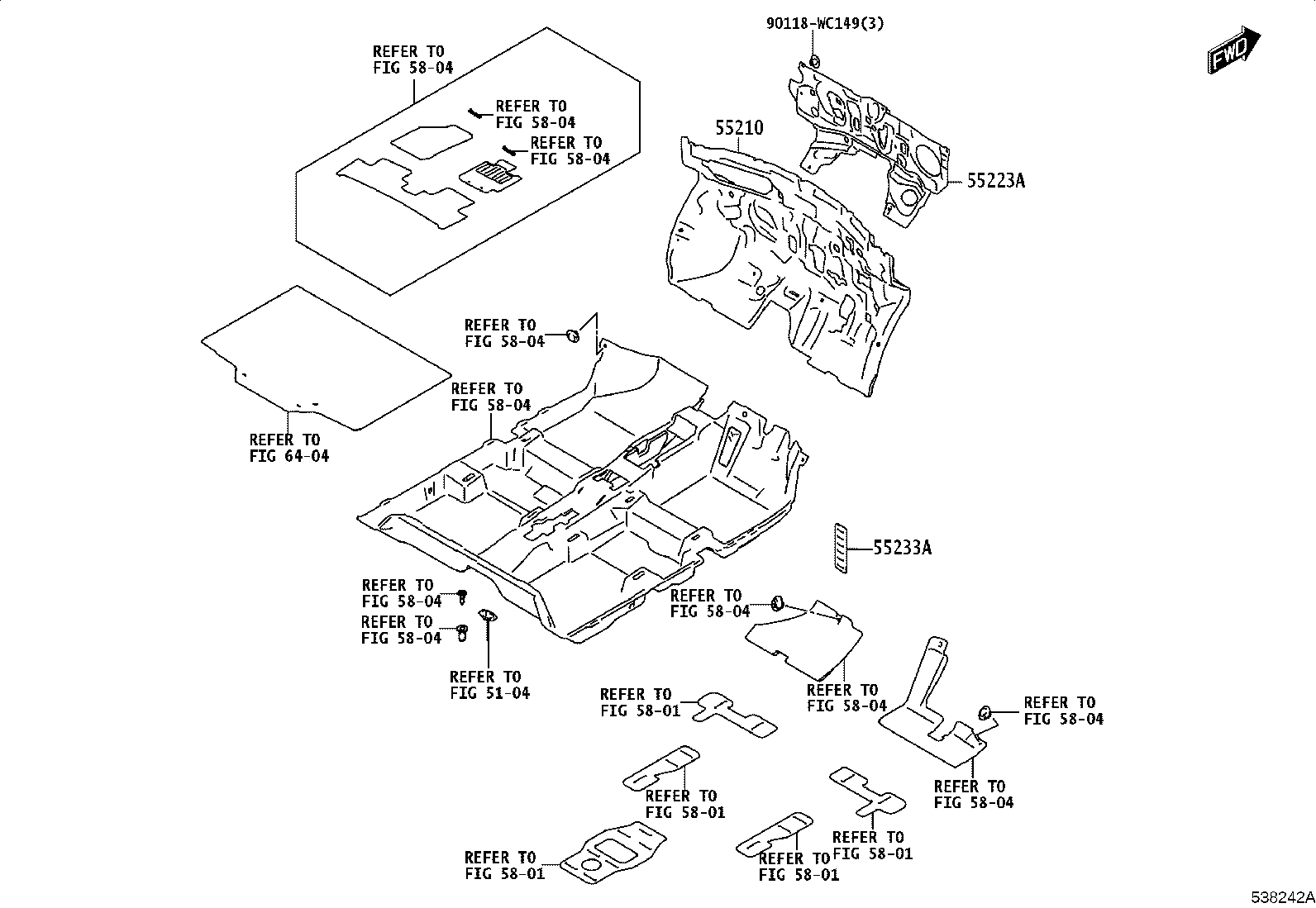 90118-WCF30 CUSHION, RADIATOR SUPPORT product image