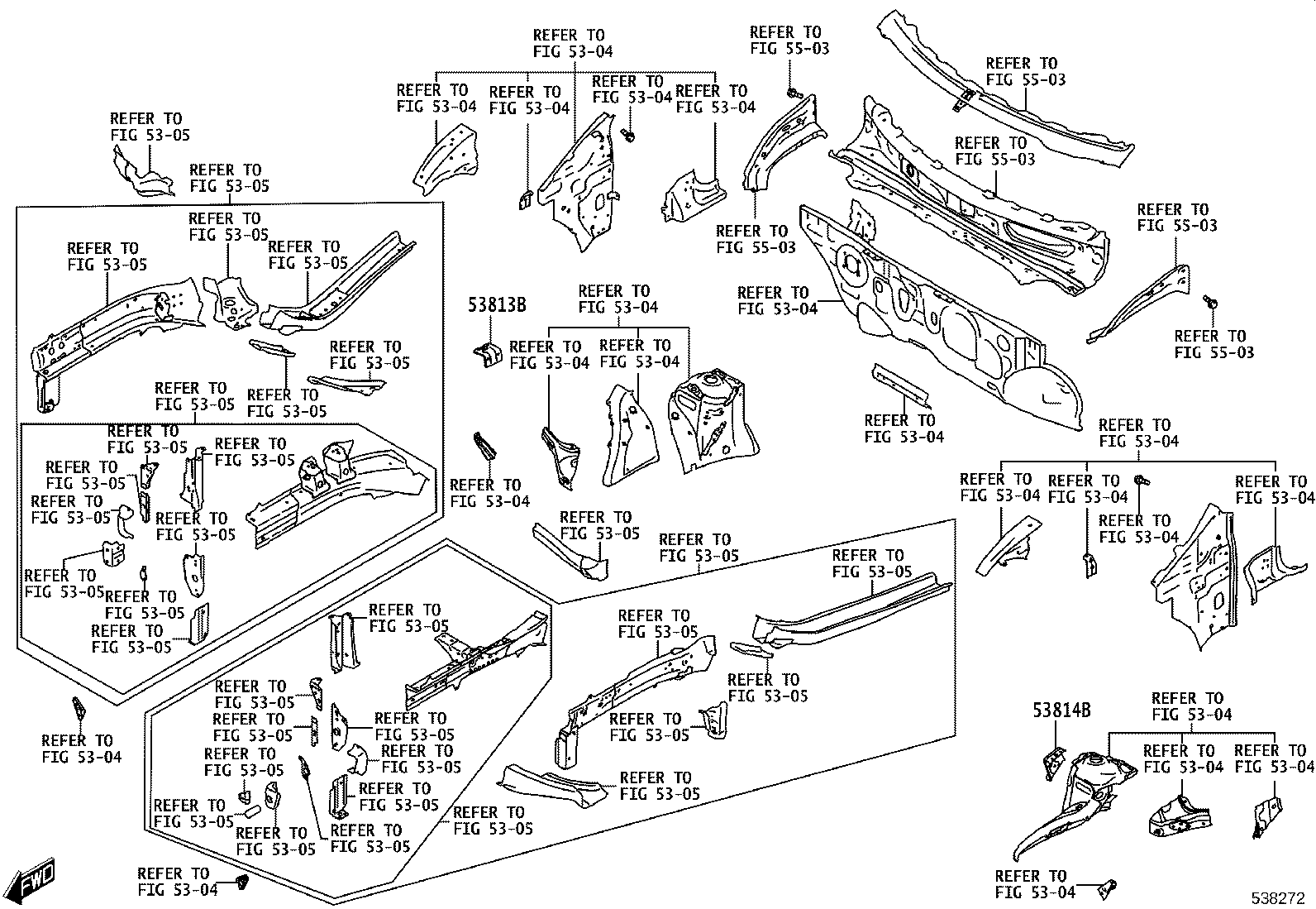 52826-WC003 PROTECTOR, FRONT SIDE PANEL, NO.2 LH product image