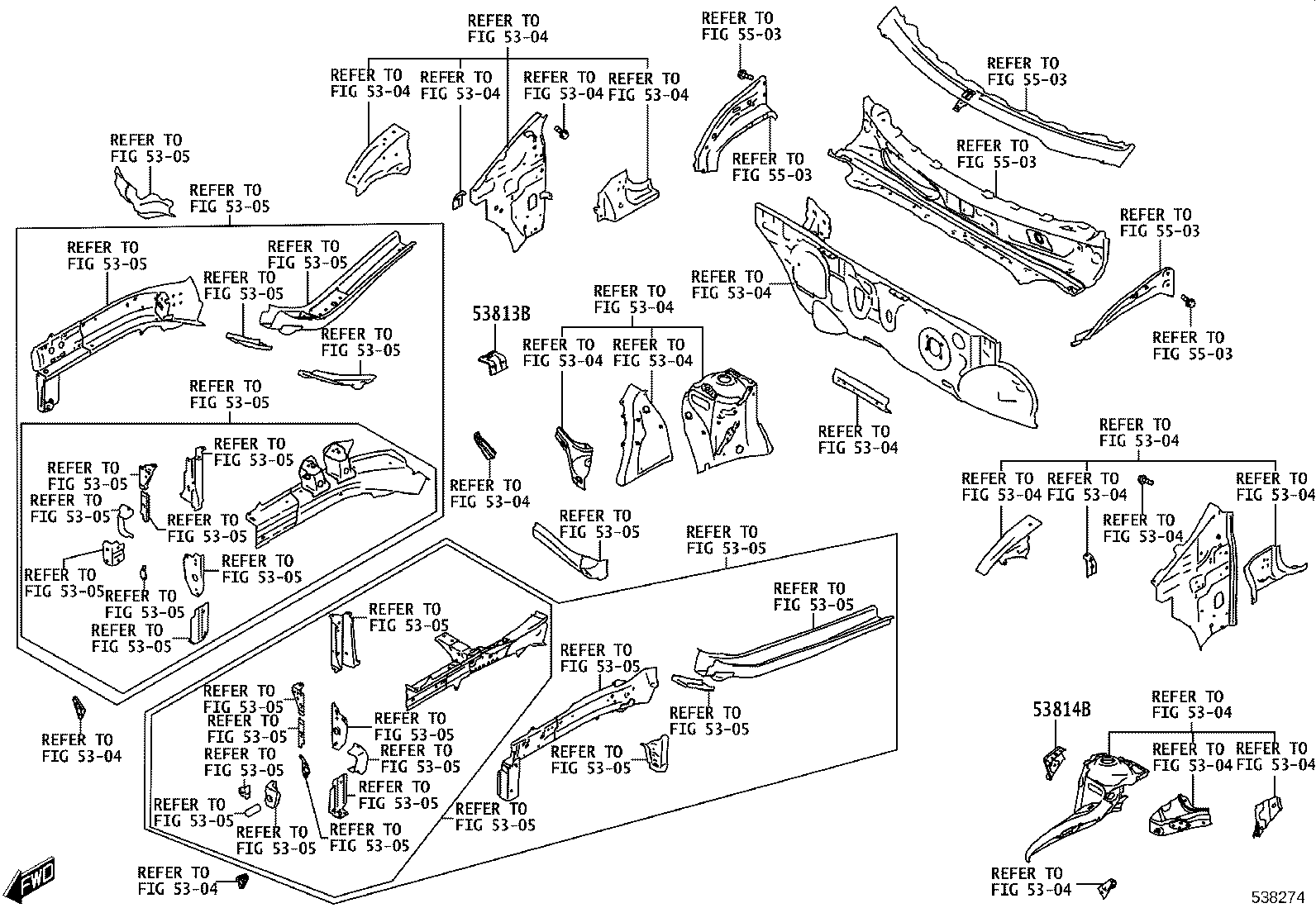 53301-WC006 HOOD SUB-ASSY product image