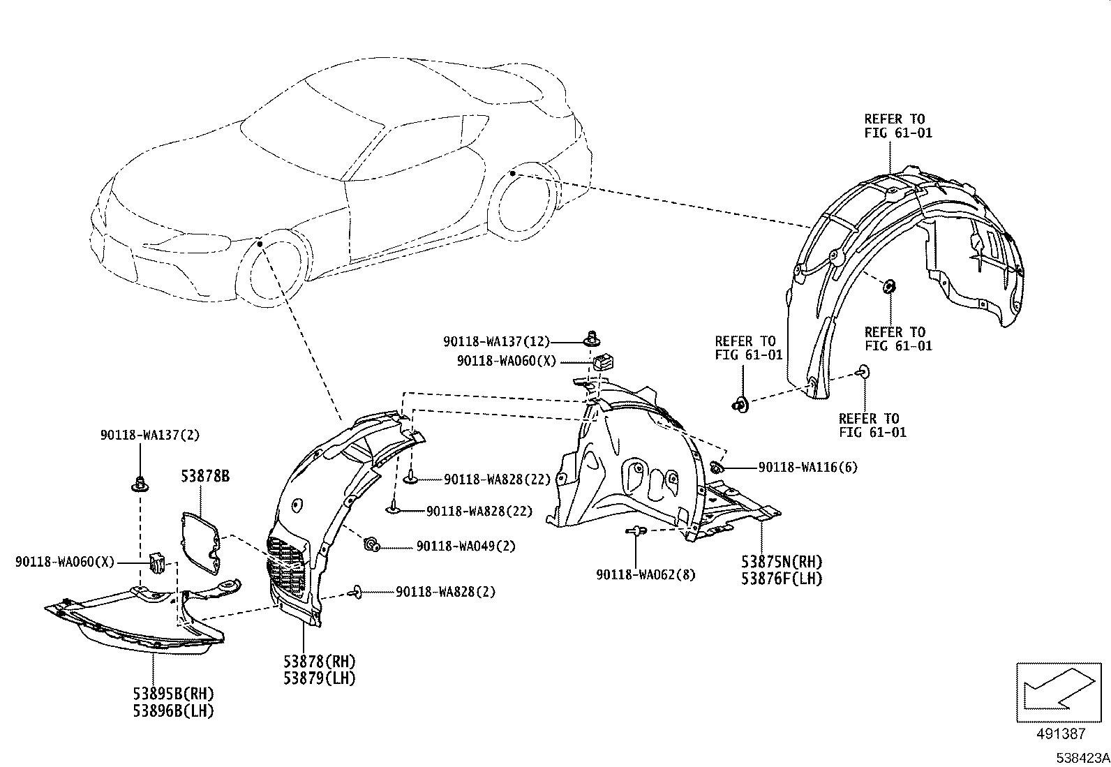 53384-WAA01 CUSHION product image