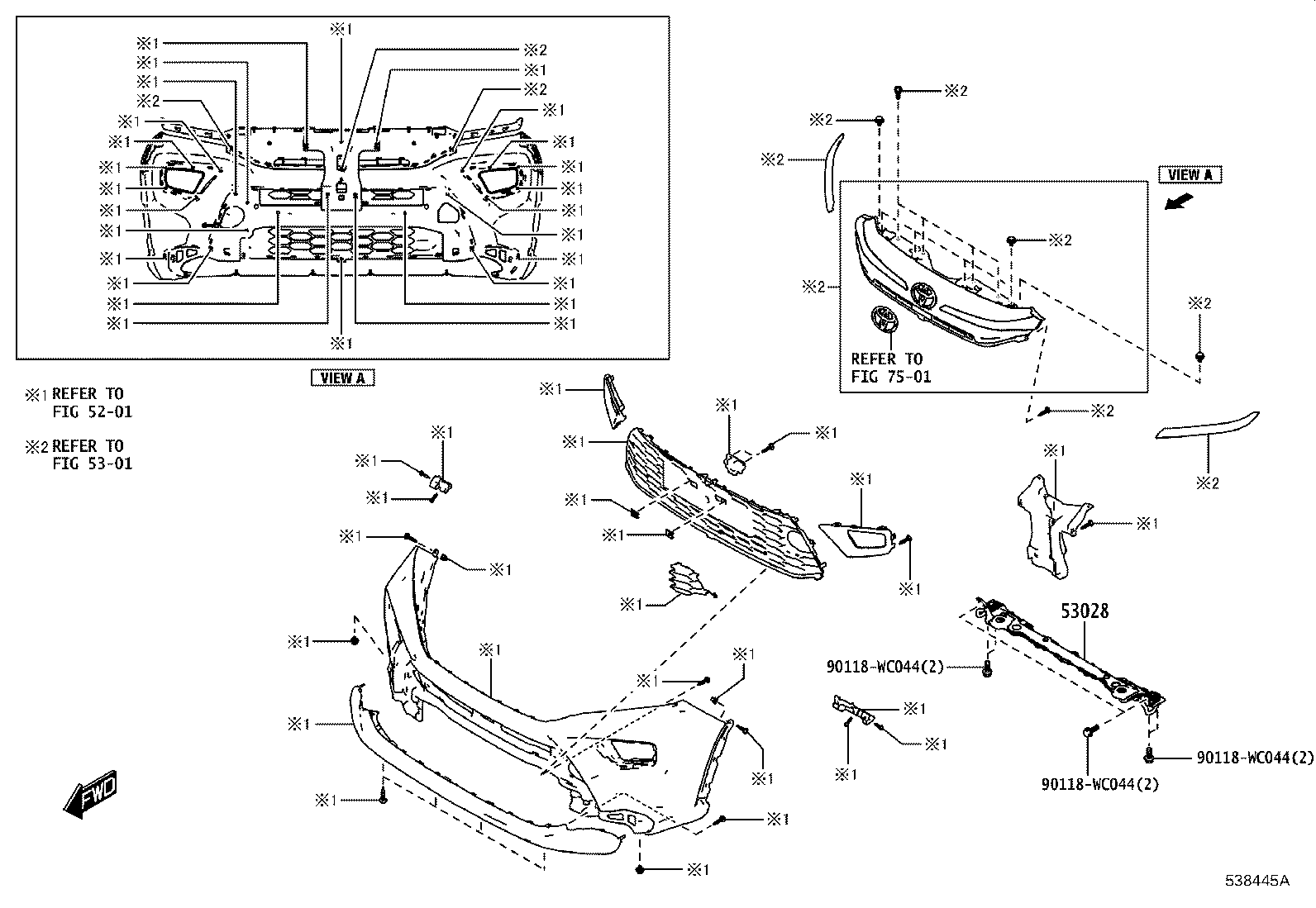 16691-WC005 PLATE, RADIATOR SIDE AIR GUIDE, FRONT LH product image