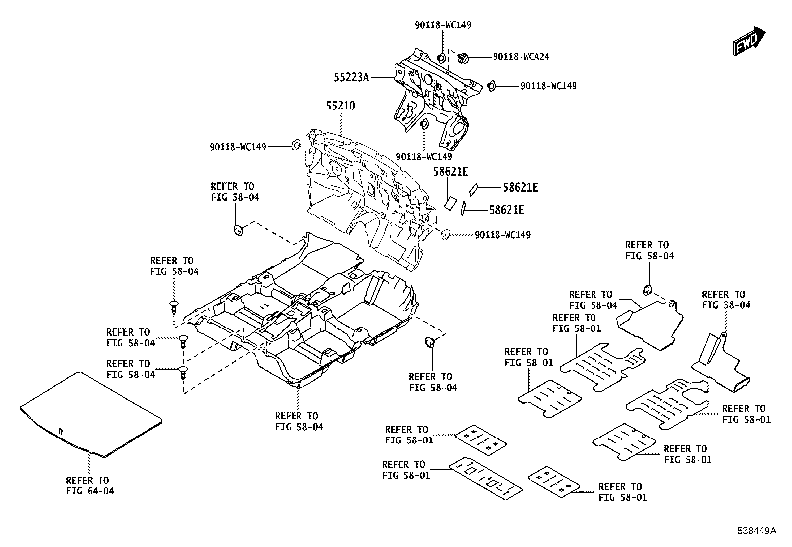 16691-WC005 PLATE, RADIATOR SIDE AIR GUIDE, FRONT LH product image