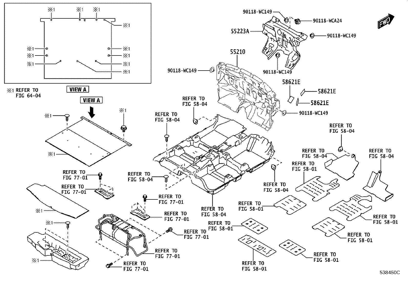 16691-WC005 PLATE, RADIATOR SIDE AIR GUIDE, FRONT LH product image