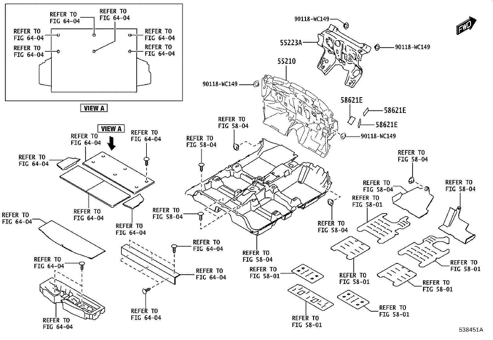 16691-WC005 PLATE, RADIATOR SIDE AIR GUIDE, FRONT LH product image