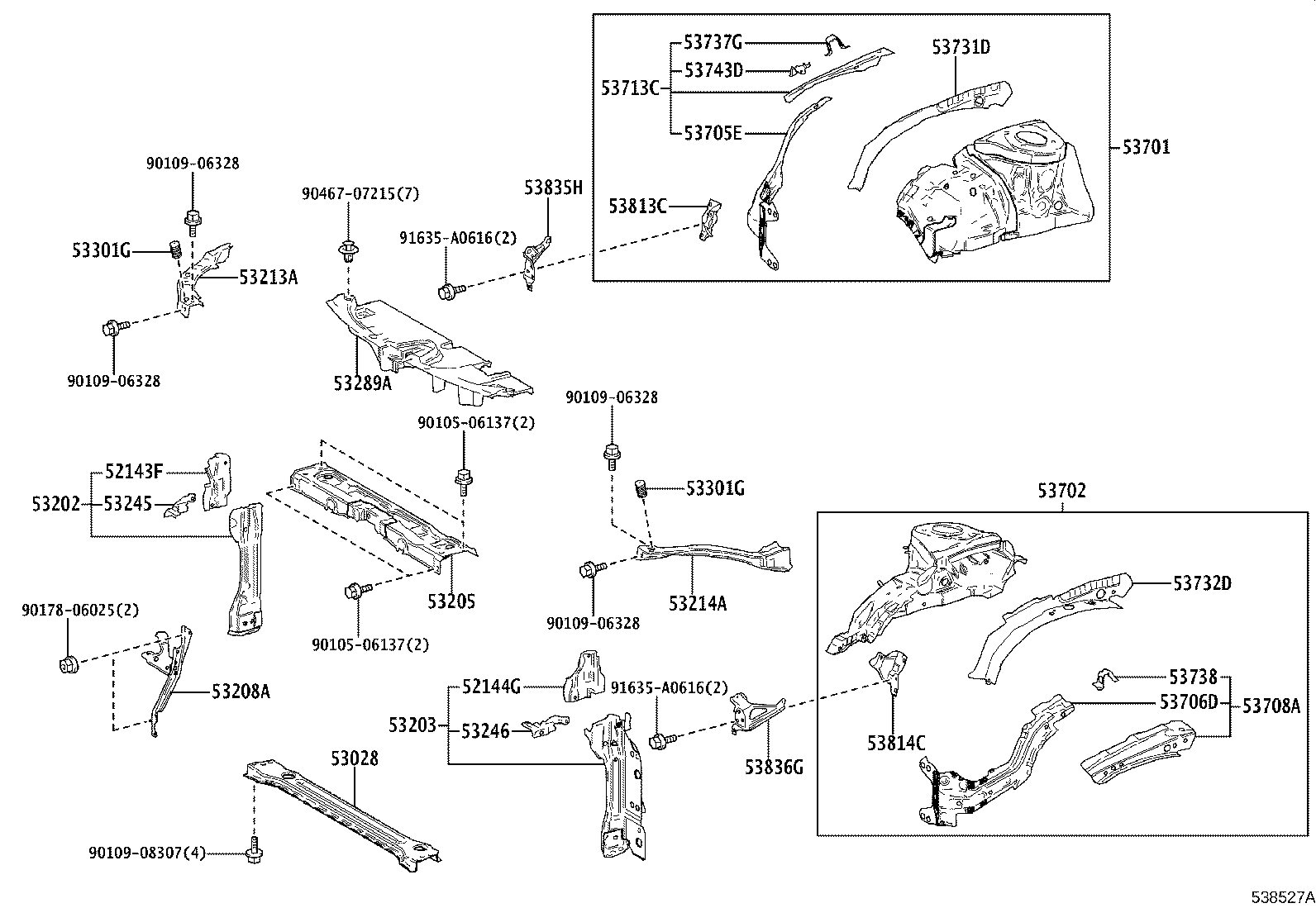 Thumbnail 2 for 53705-0W020