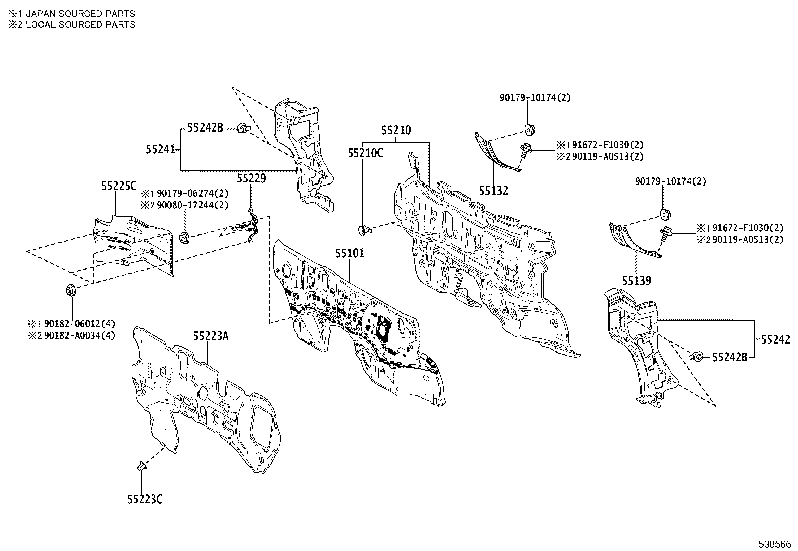 16563-F0030 Toyota Reference Part product image