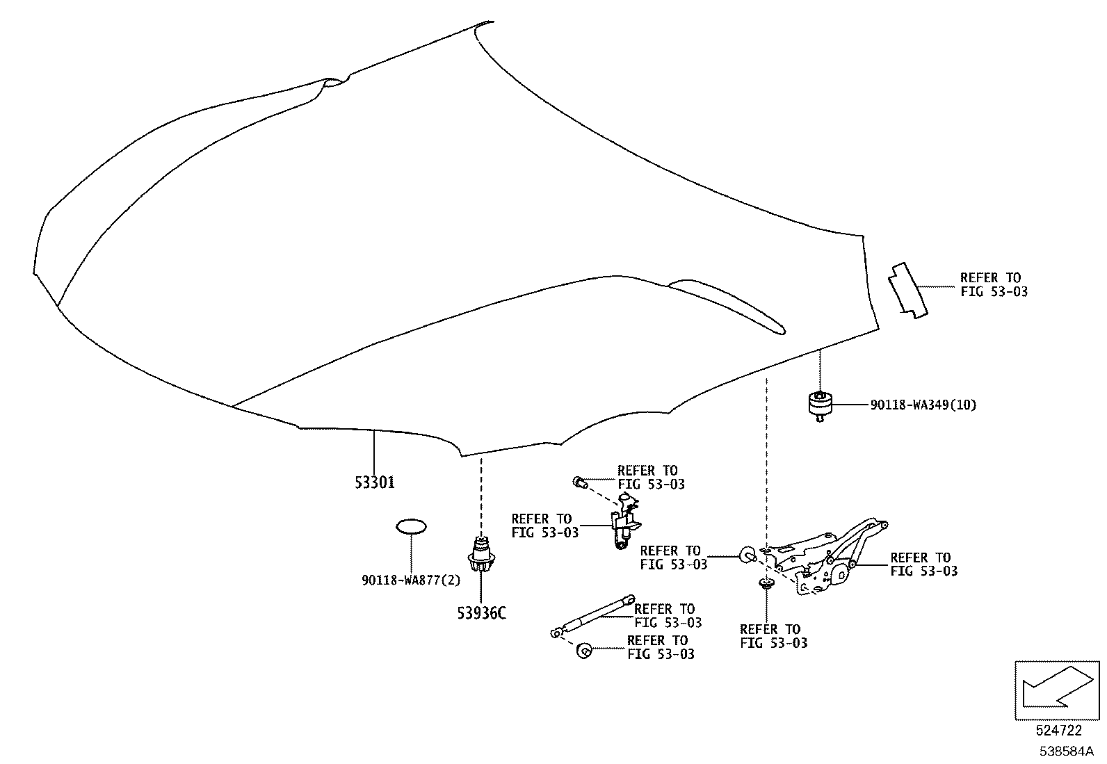 53384-WAA01 CUSHION product image