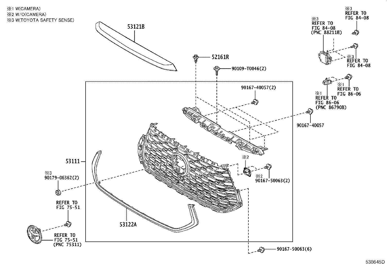 53100-VT120 GRILLE, RADIATOR product image