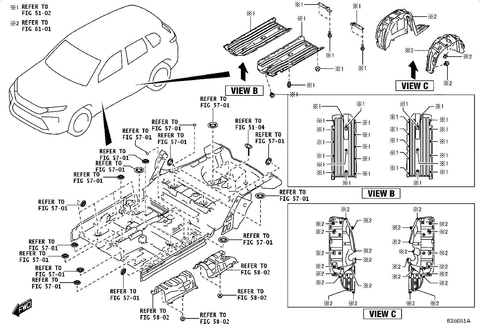 55210-WC024 INSULATOR ASSY, DASH PANEL product image