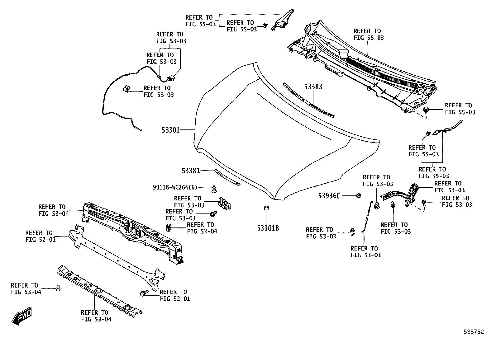 53811-WC013 PANEL, FRONT FENDER, RH product image