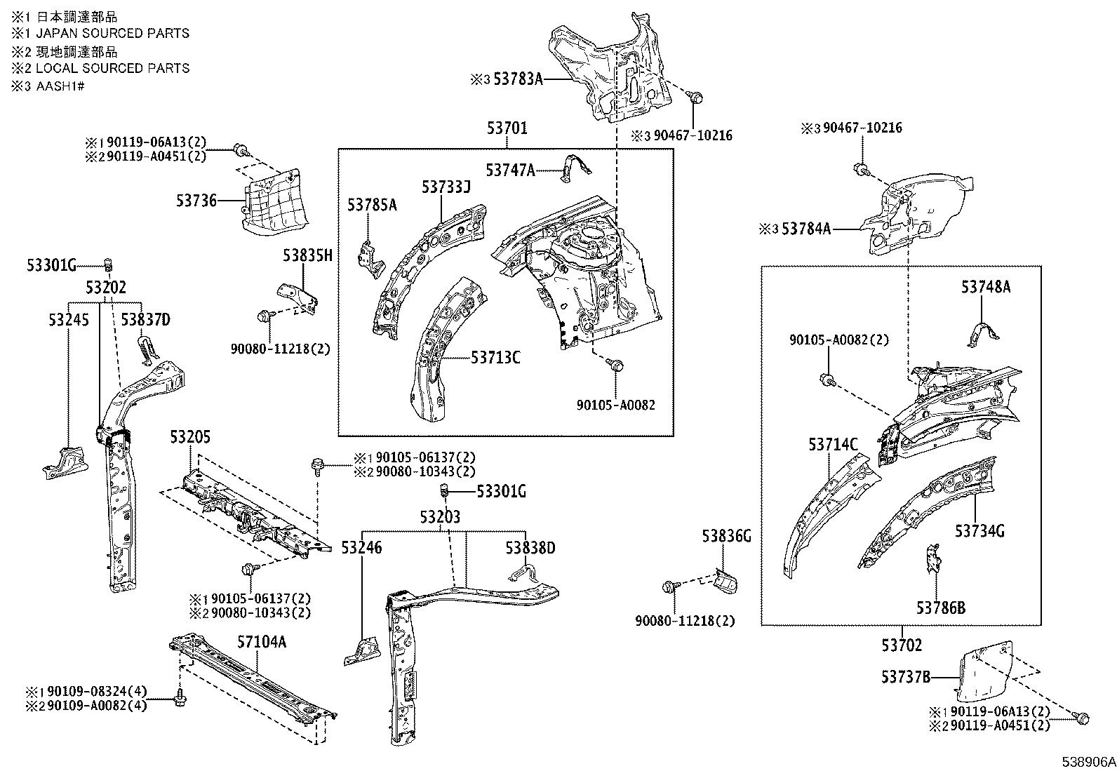 Thumbnail 4 for 53205-0E908