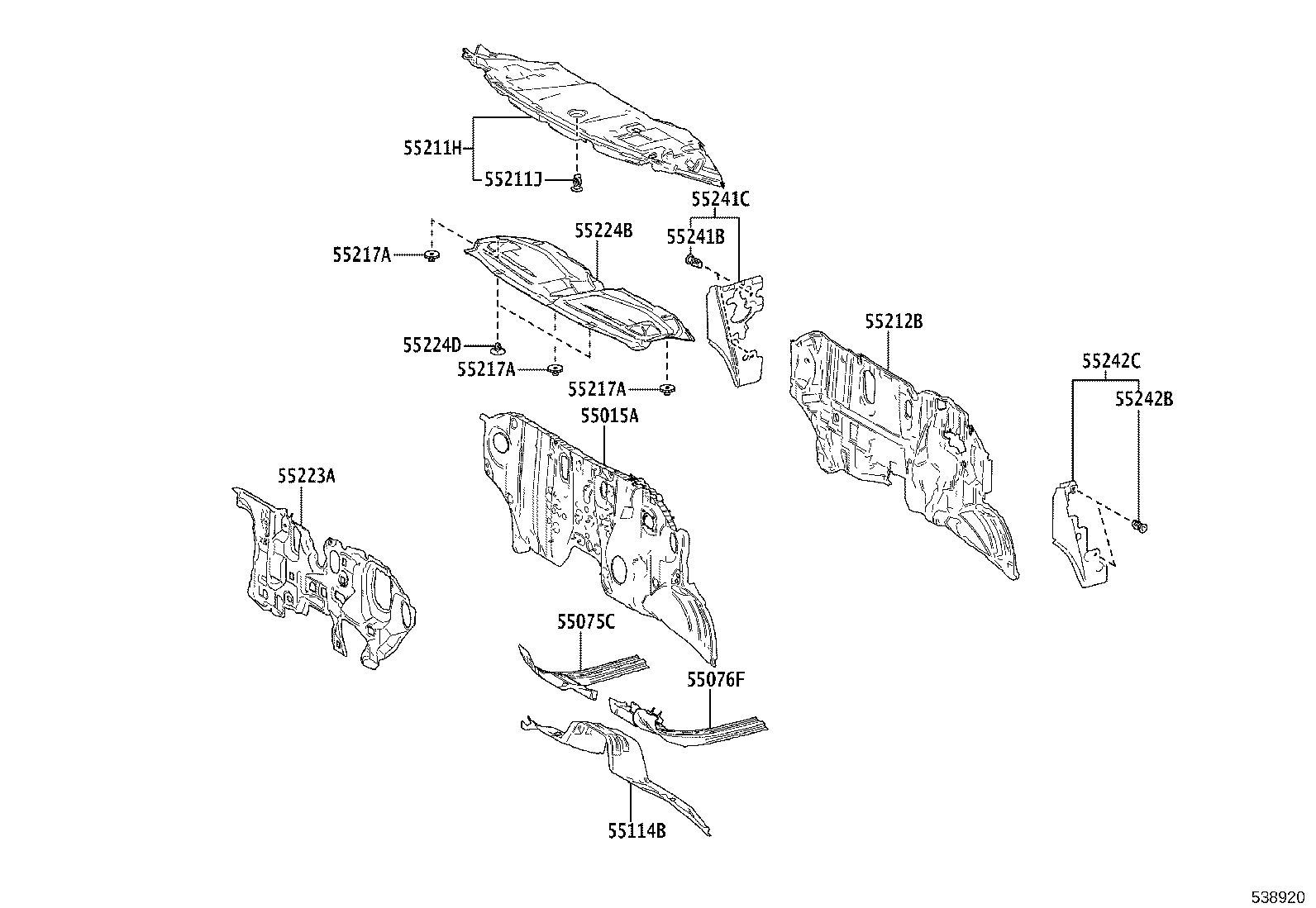16561-V2010 SEAL, RADIATOR TO SUPPORT, NO.1 product image