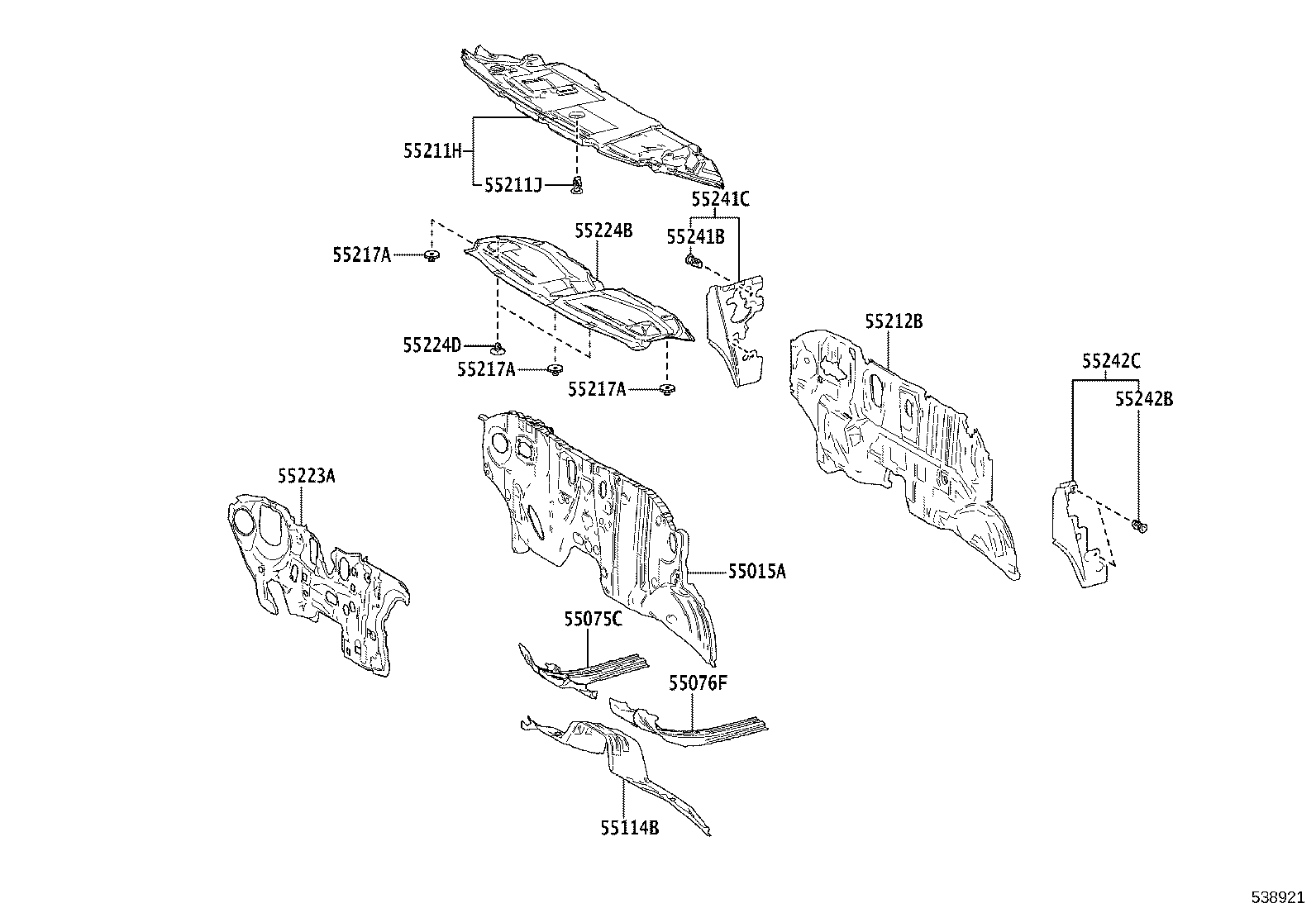 16561-V2010 SEAL, RADIATOR TO SUPPORT, NO.1 product image