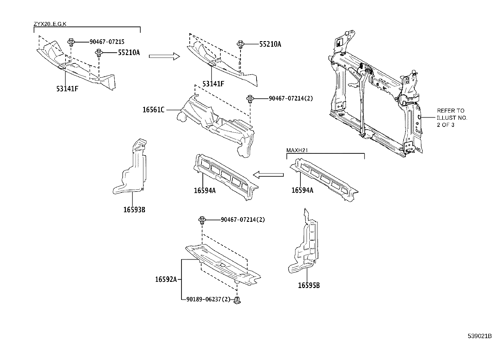 53702-F4050 APRON SUB-ASSY, FRONT FENDER, LH product image