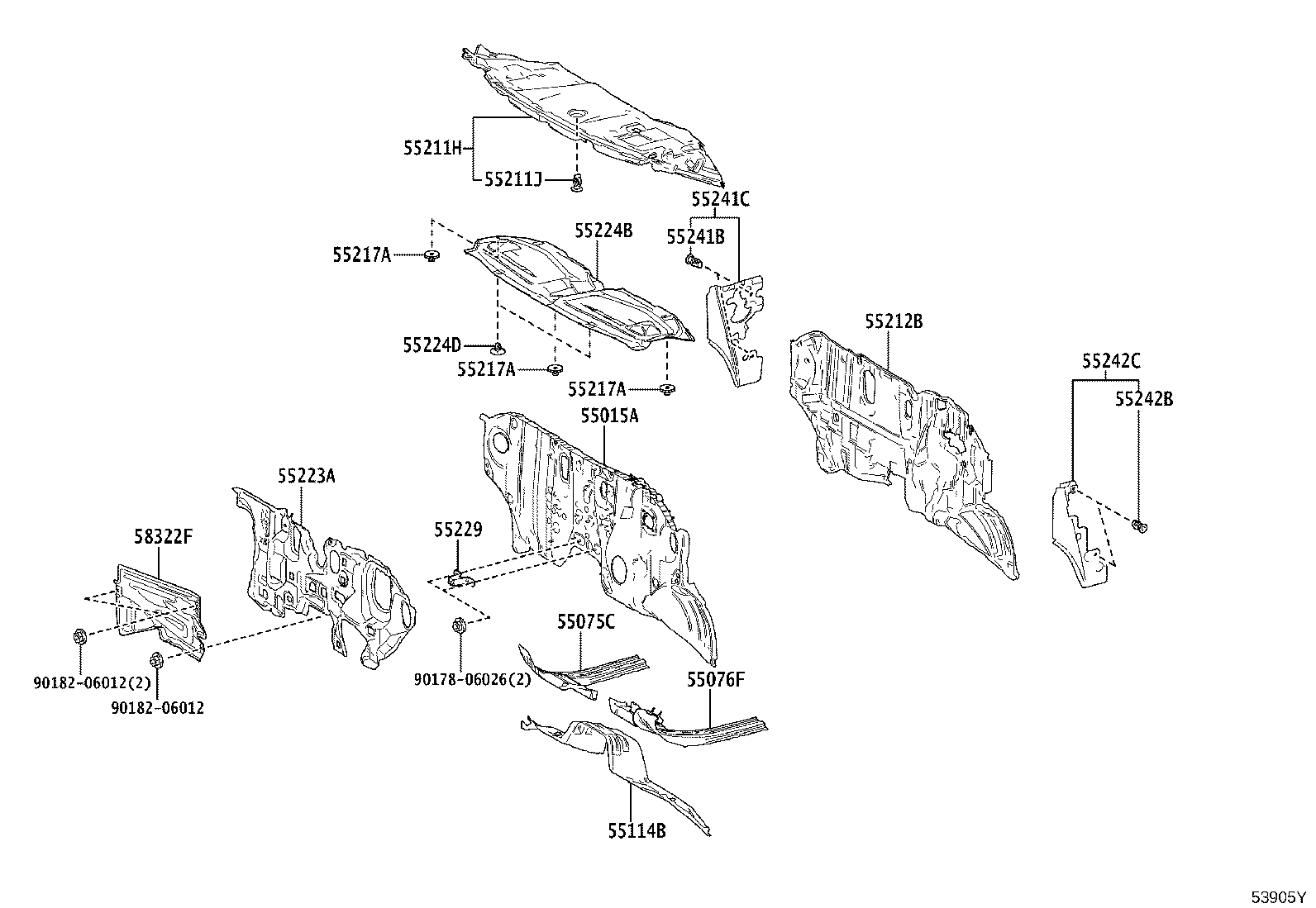 16561-V2010 SEAL, RADIATOR TO SUPPORT, NO.1 product image