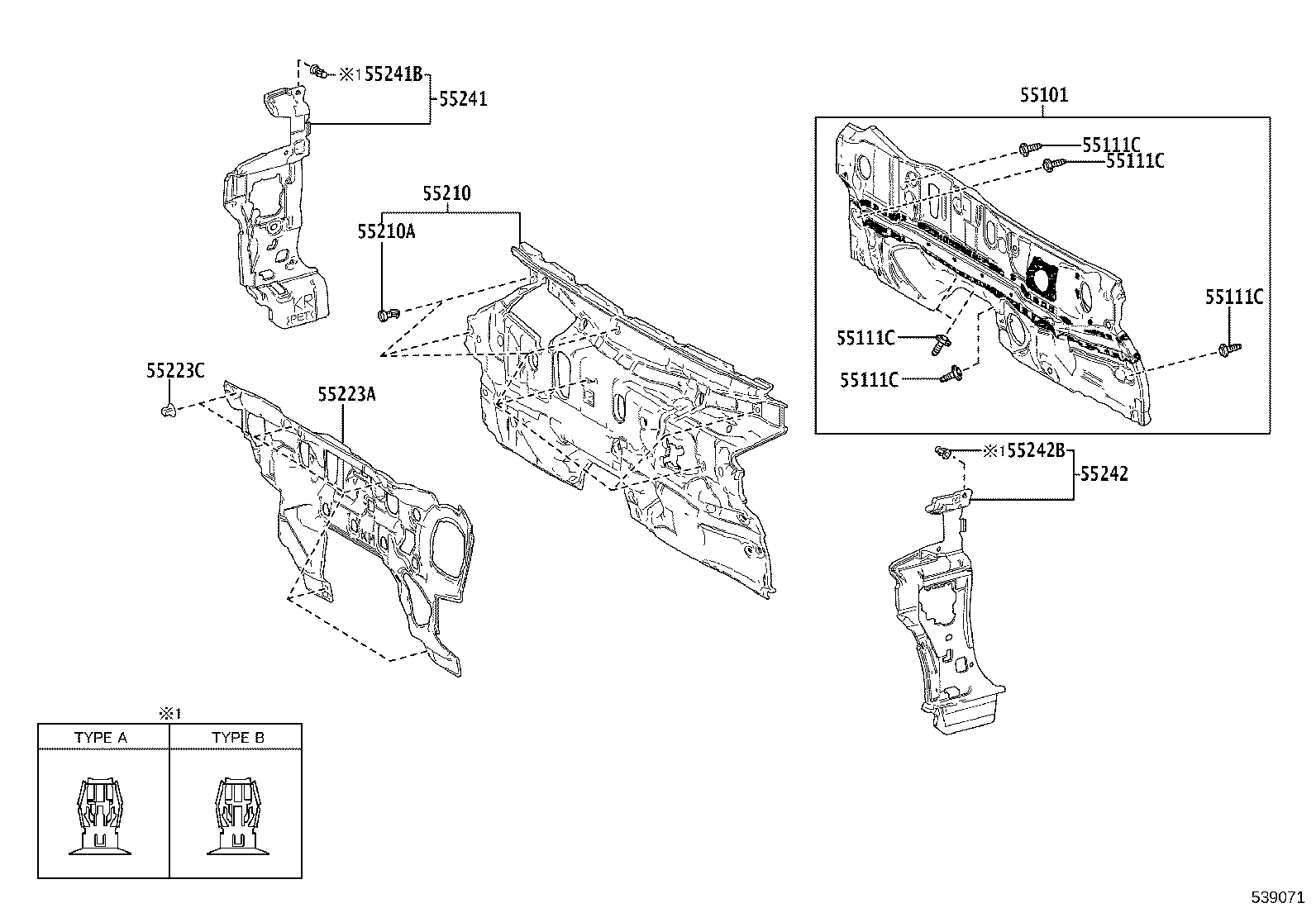 16593-F0640 GUIDE, RADIATOR AIR, NO.1 RH product image