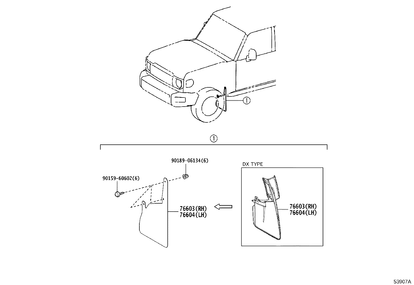 53802-60F60 FENDER SUB-ASSY, FRONT LH product image