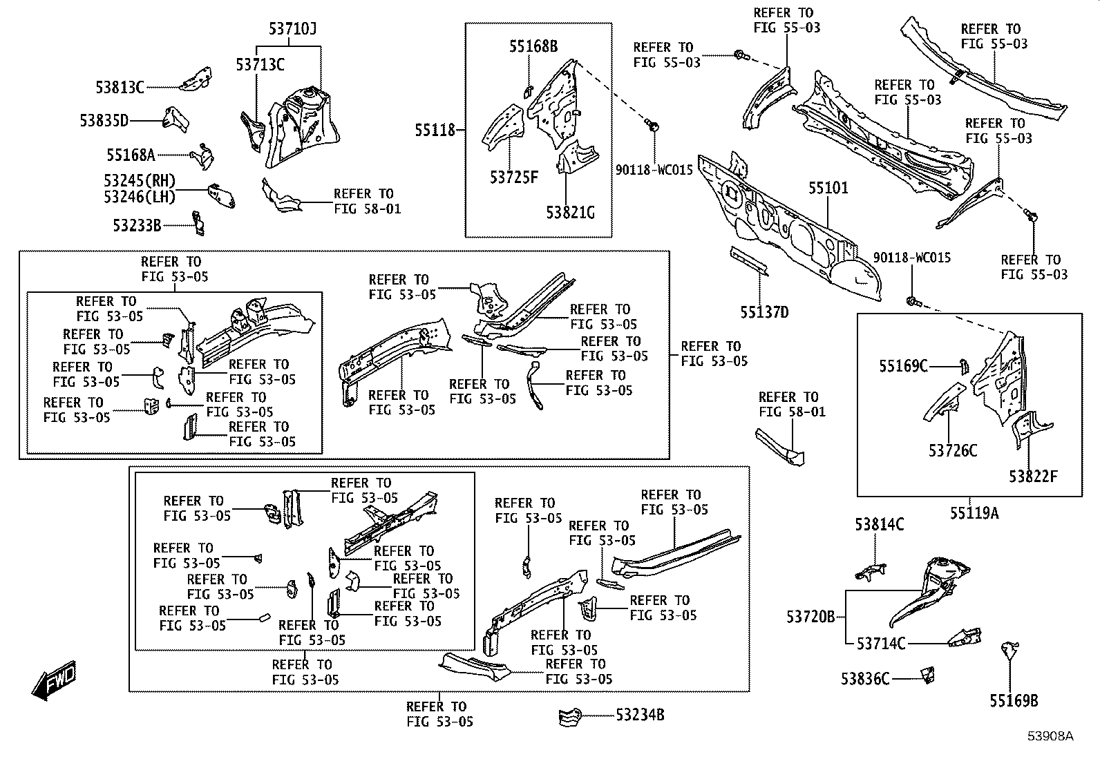 16681-WC006 PLATE, RADIATOR SIDE AIR GUIDE, FRONT RH product image