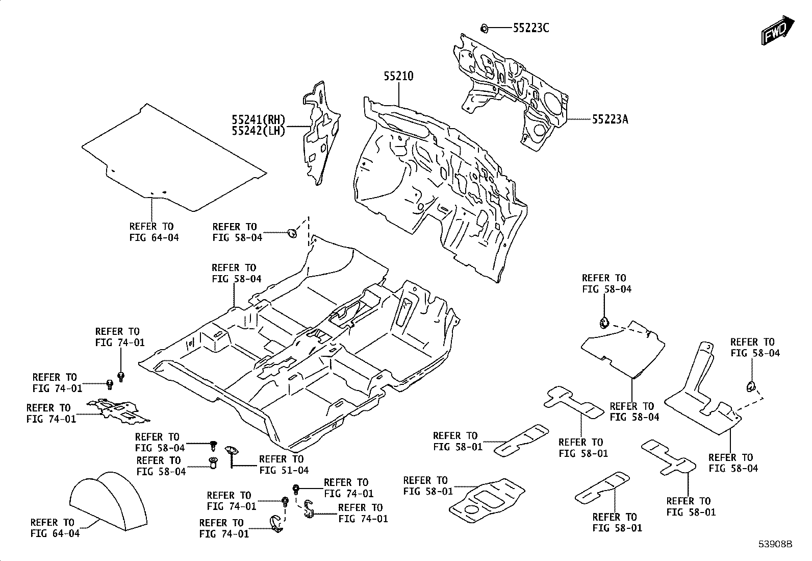 16681-WC006 PLATE, RADIATOR SIDE AIR GUIDE, FRONT RH product image