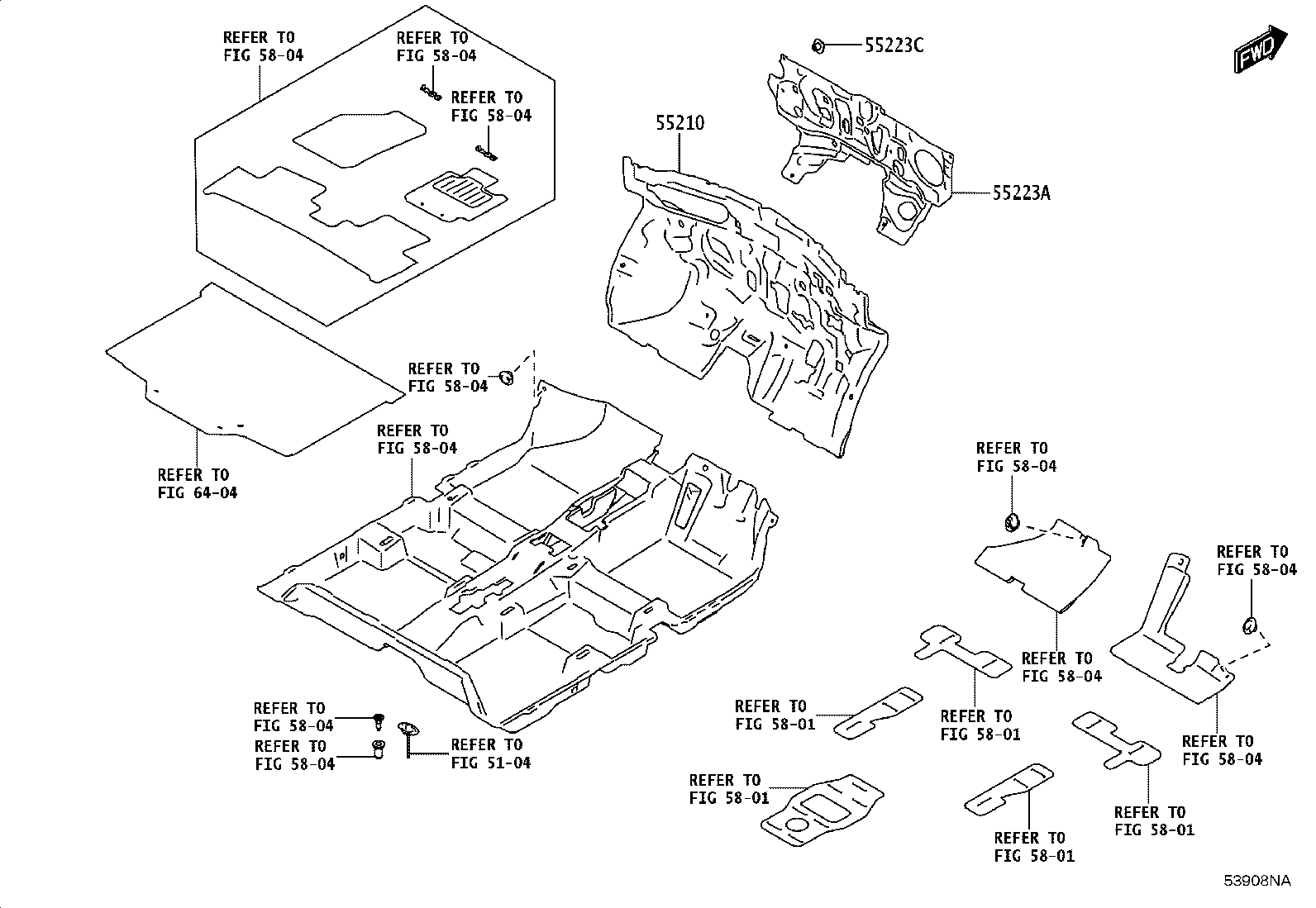55101-WC042 PANEL SUB-ASSY, DASH product image