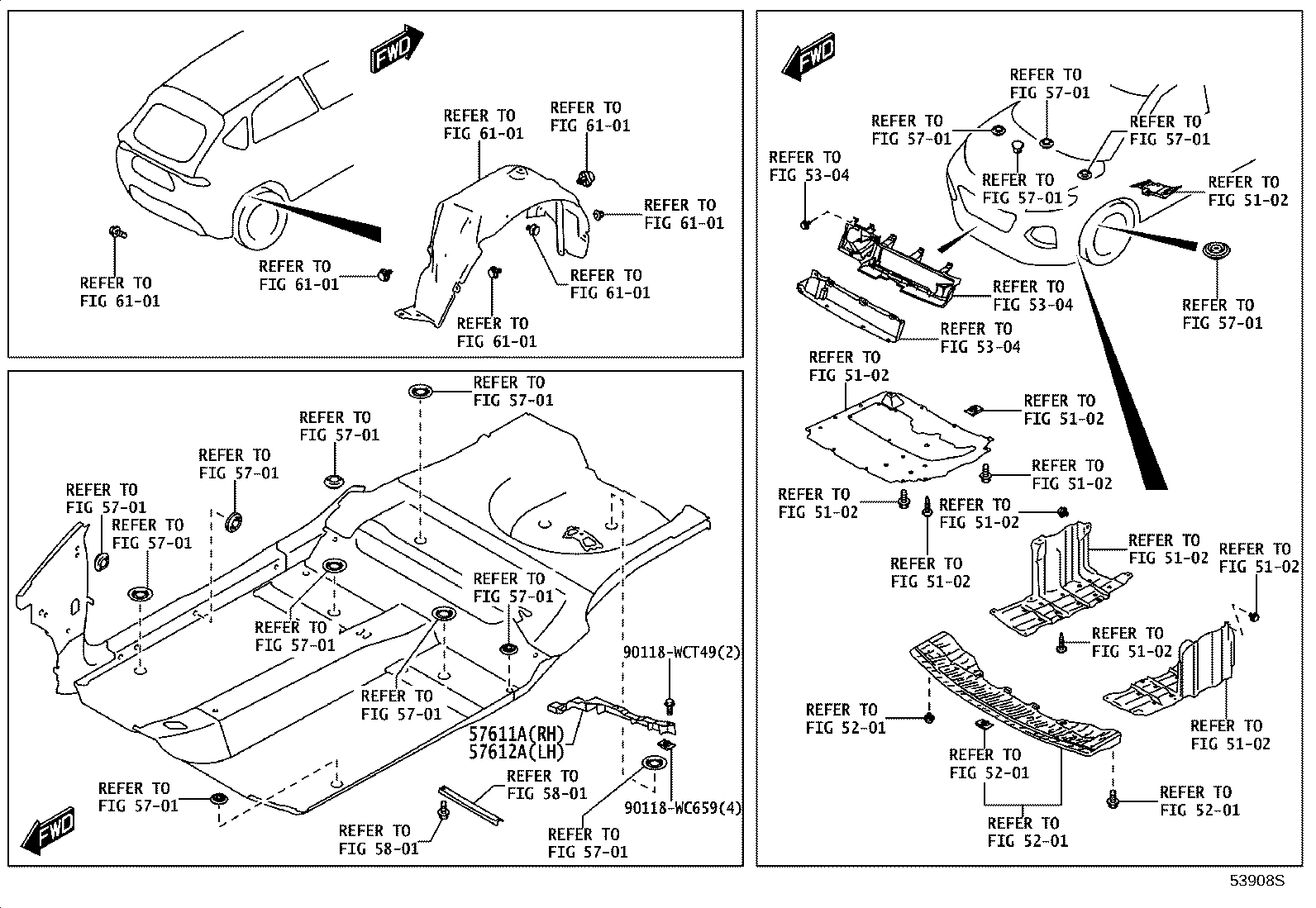 57102-WC014 MEMBER SUB-ASSY, FRONT SIDE, LH product image