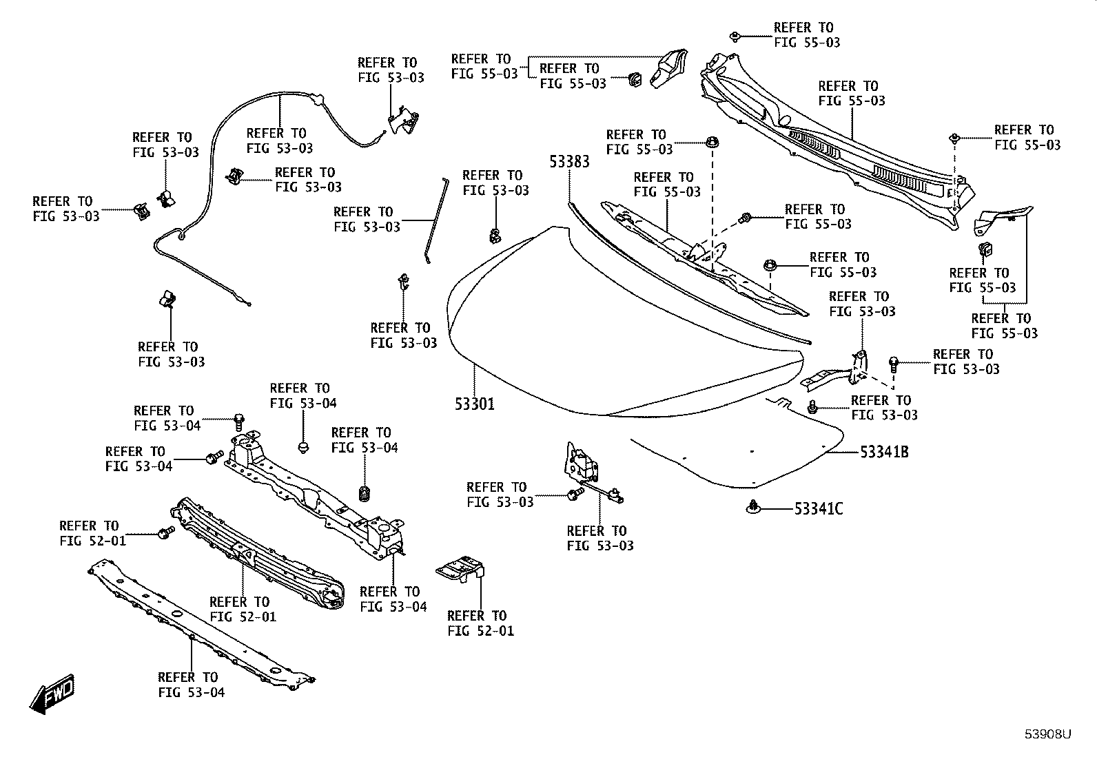52826-WC004 PROTECTOR, FRONT SIDE PANEL, NO.2 LH product image