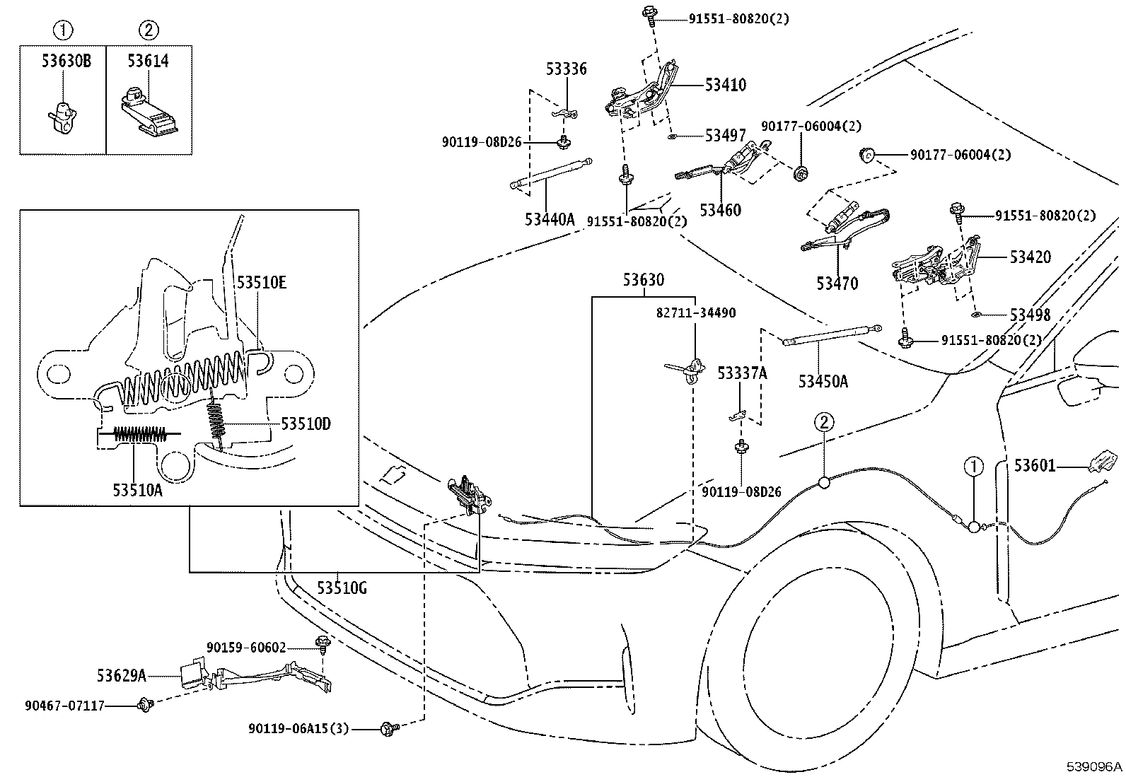 53510-30460 Toyota Reference Part product image