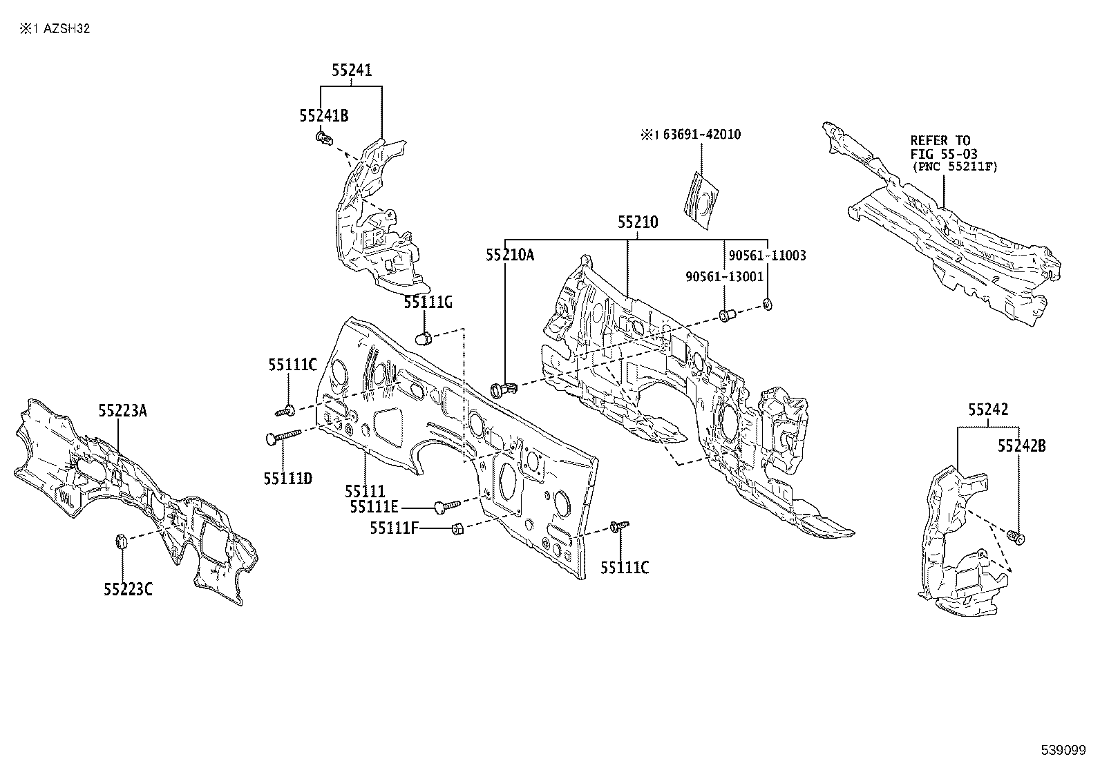 53291-30170 PLATE, RADIATOR COVER product image