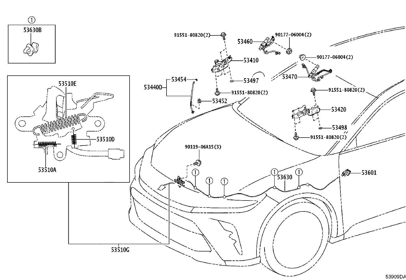 53510-30450 Toyota Reference Part product image