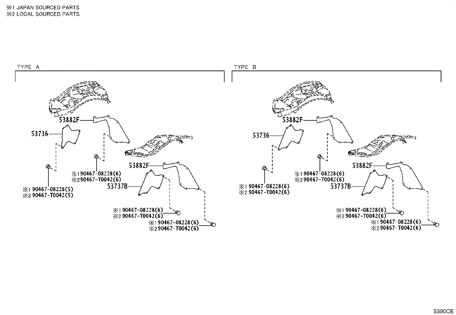 57161-KK040 MEMBER, FRONT CROSS product image