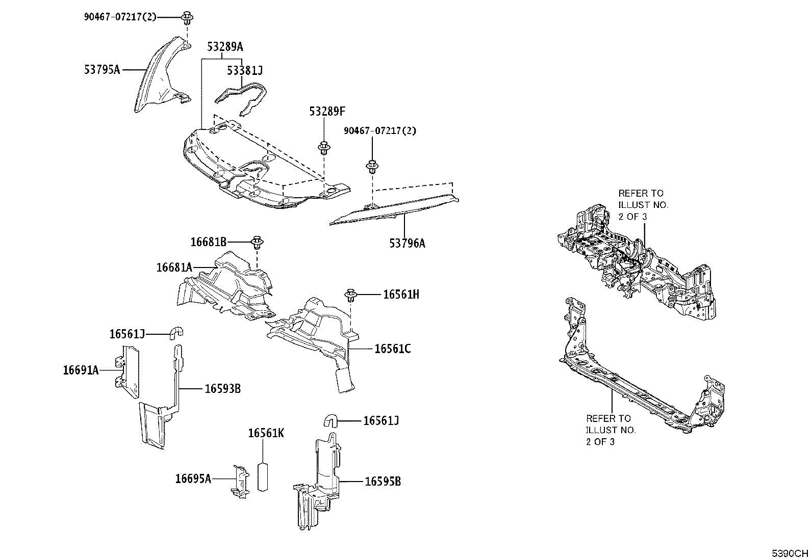 53716-52110 APRON, FENDER SIDE, LH product image