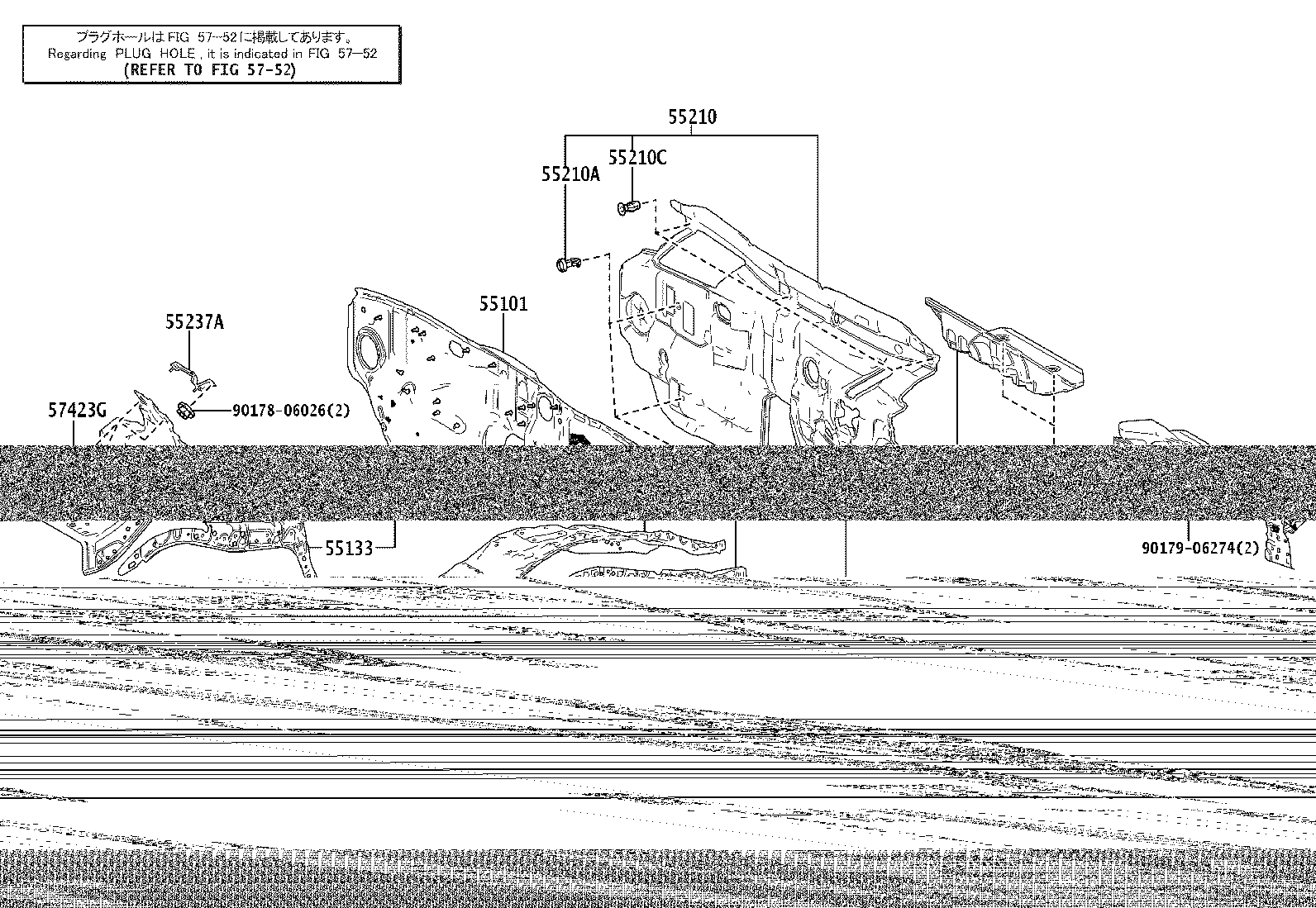 53701-35A70 APRON SUB-ASSY, FRONT FENDER, RH product image