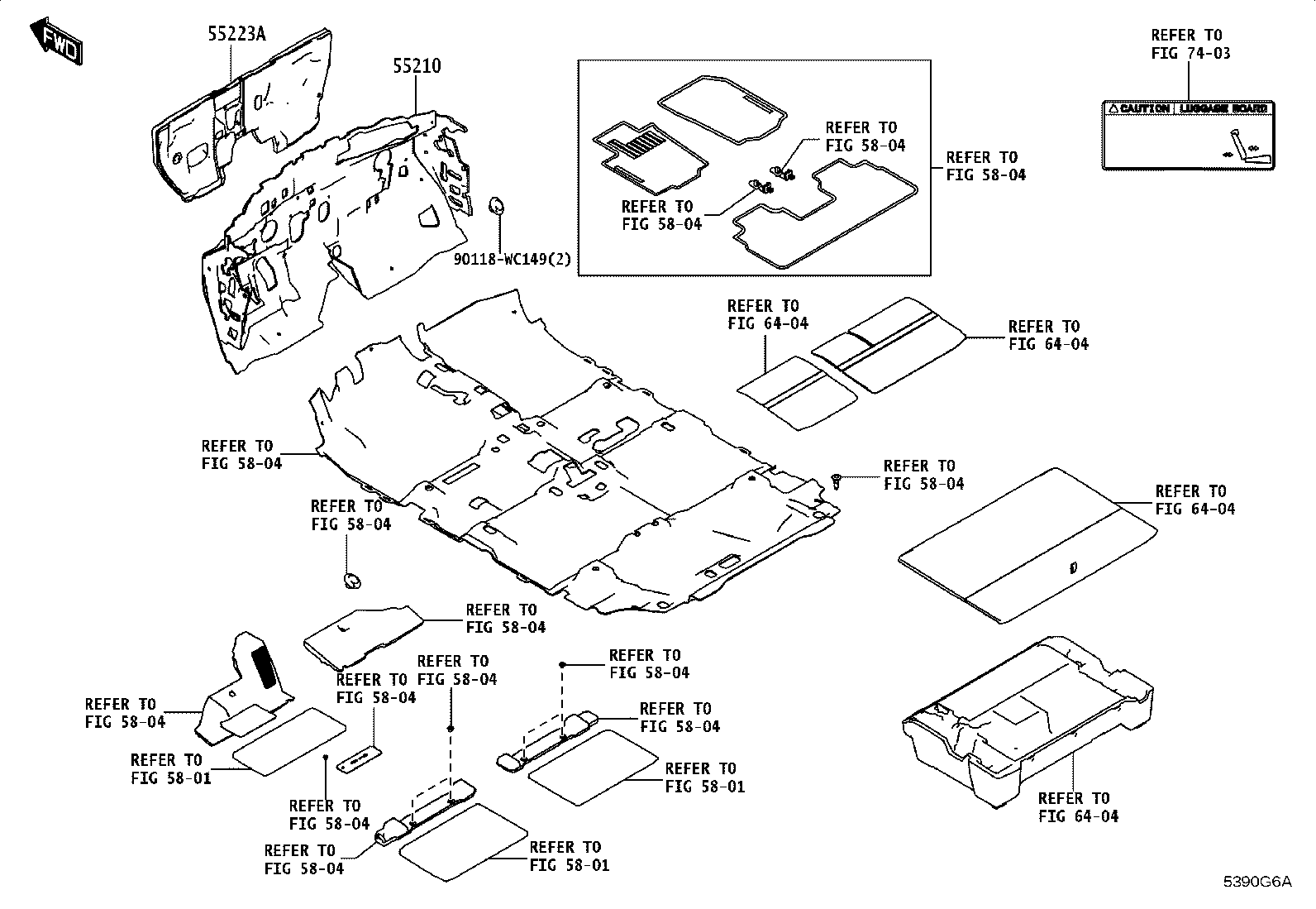 53246-WC005 BRACKET, HEADLAMP MOUNTING, INNER LH product image
