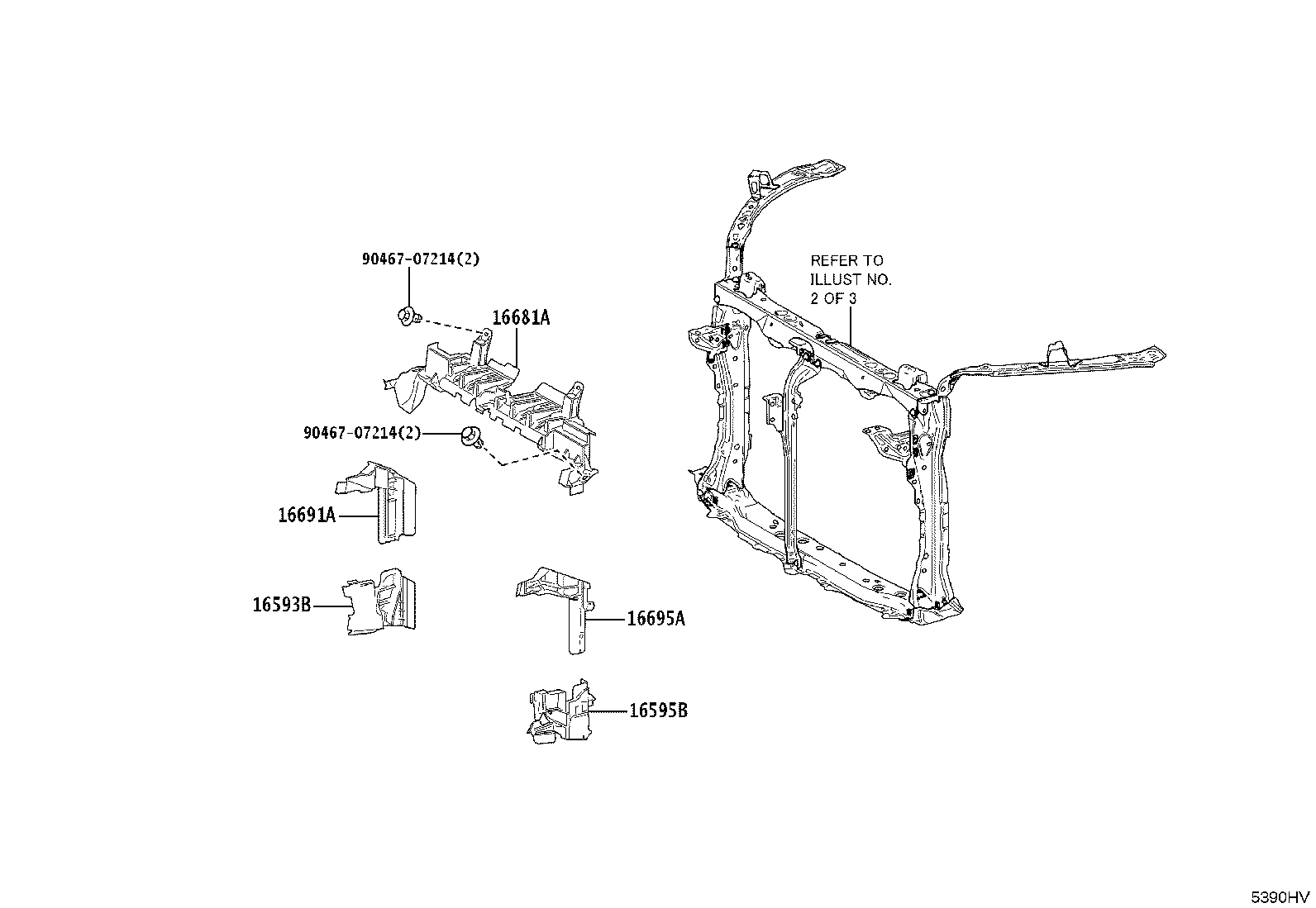 53701-15010 APRON SUB-ASSY, FRONT FENDER, RH product image