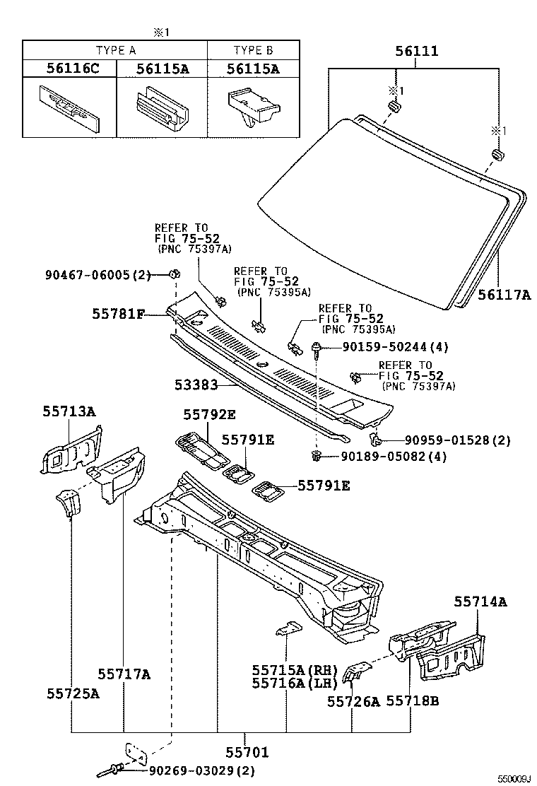 55700-6A590 PANEL SUB-ASSY, COWL product image