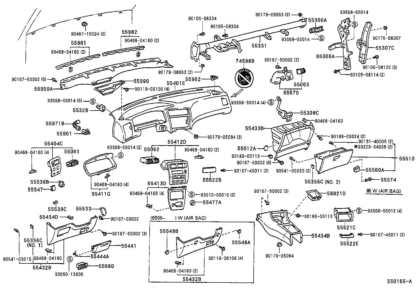 55366-12040 BRACKET, RADIO MOUNTING, NO.1 product image