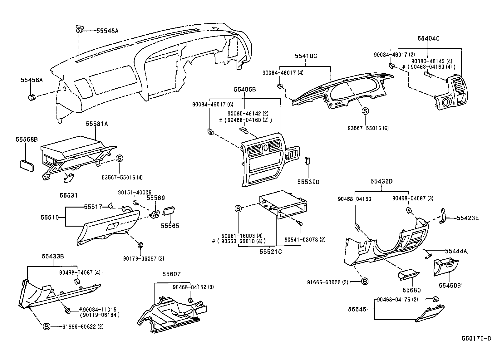 55405-AC020 PANEL SUB-ASSY, INSTRUMENT CLUSTER FINISH, CENTER product image
