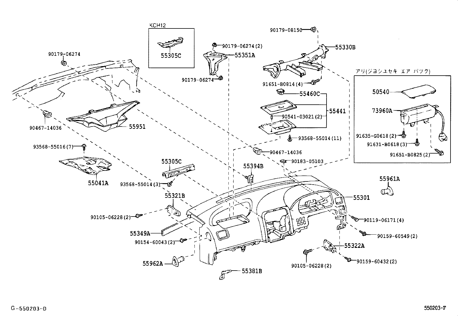 55405-26110 PANEL SUB-ASSY, INSTRUMENT CLUSTER FINISH, CENTER product image