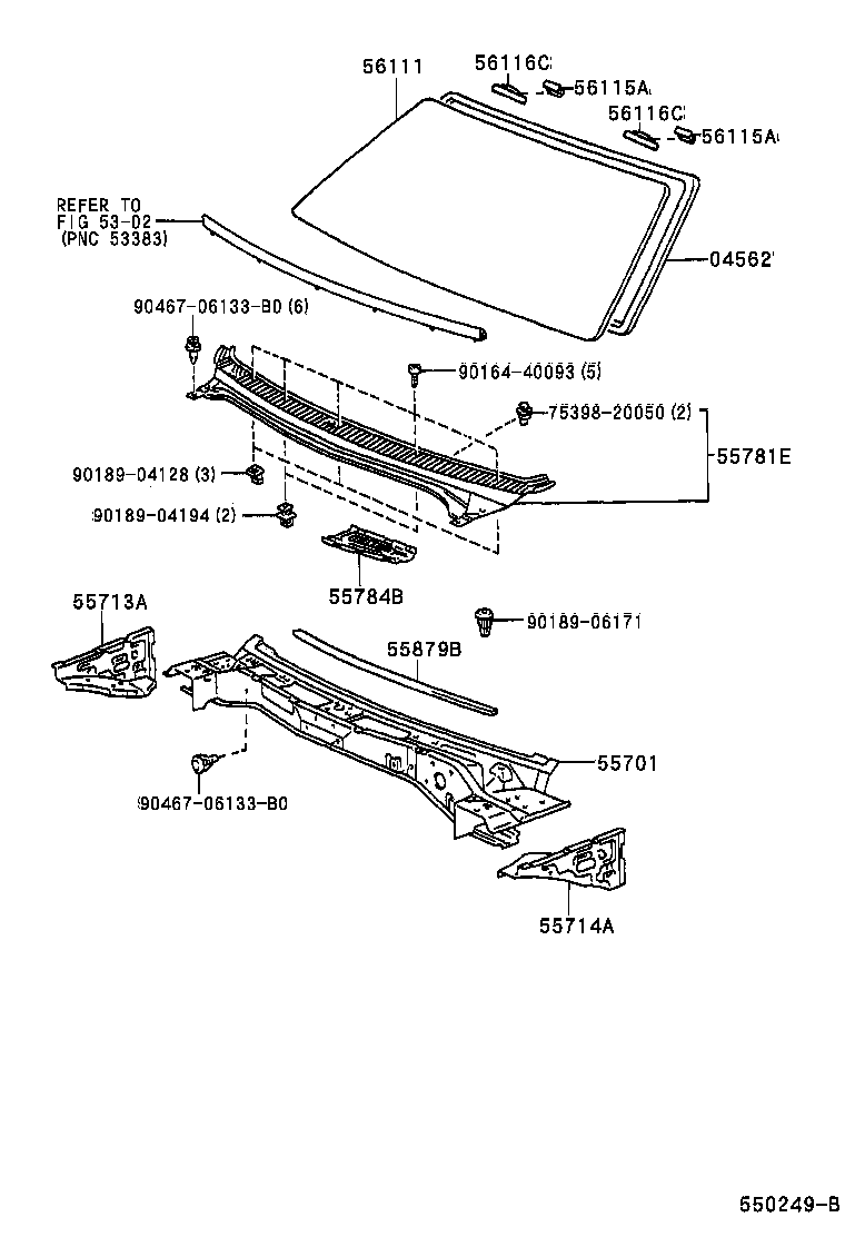55700-1A140 PANEL SUB-ASSY, COWL product image