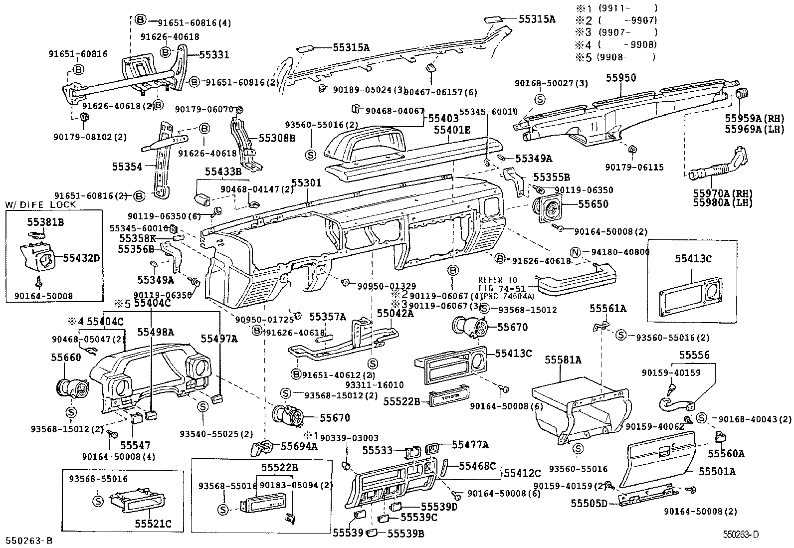 55950-60030 NOZZLE ASSY, DEFROSTER product image