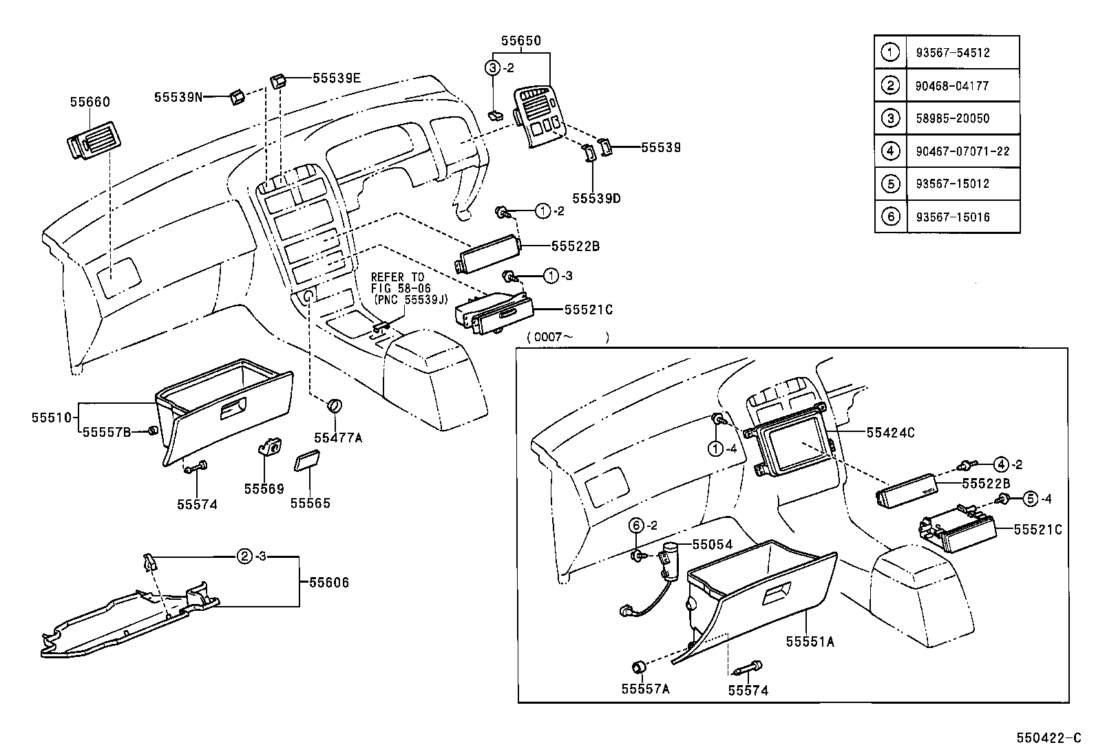 55401-05080-B0 PAD SUB-ASSY, INSTRUMENT PANEL SAFETY product image
